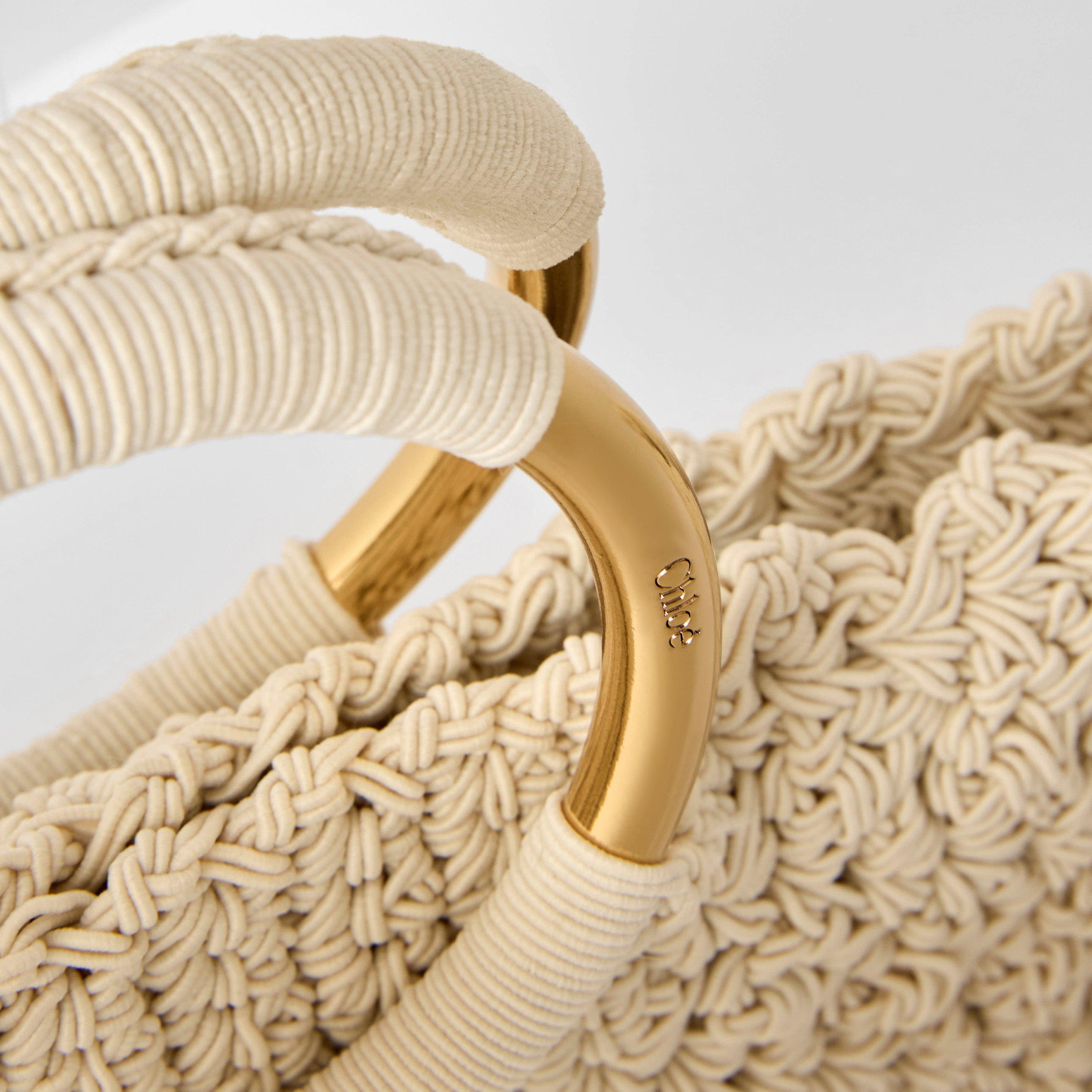 Deep Ivory - Chloe - Women's Paravent Straw Bags - 4