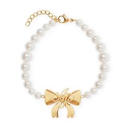 Agent Provocateur Beki Pearl Bow Bracelet