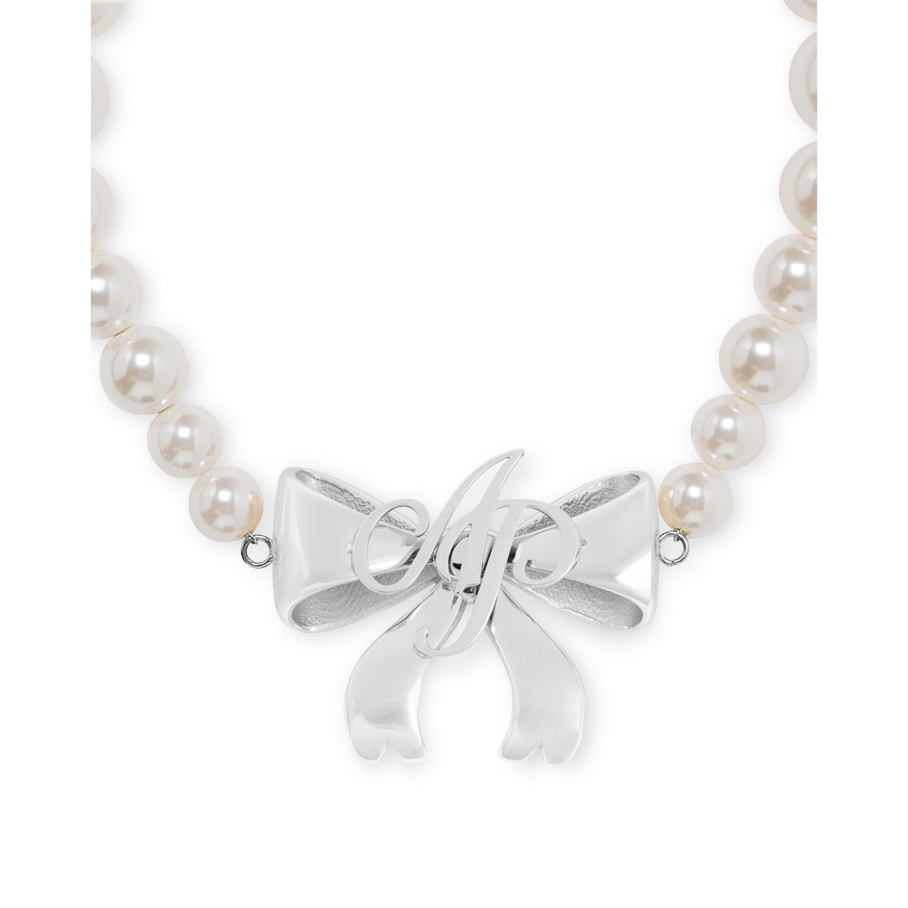 Silver - Agent Provocateur - Beki Pearl Bow Bracelet - 2
