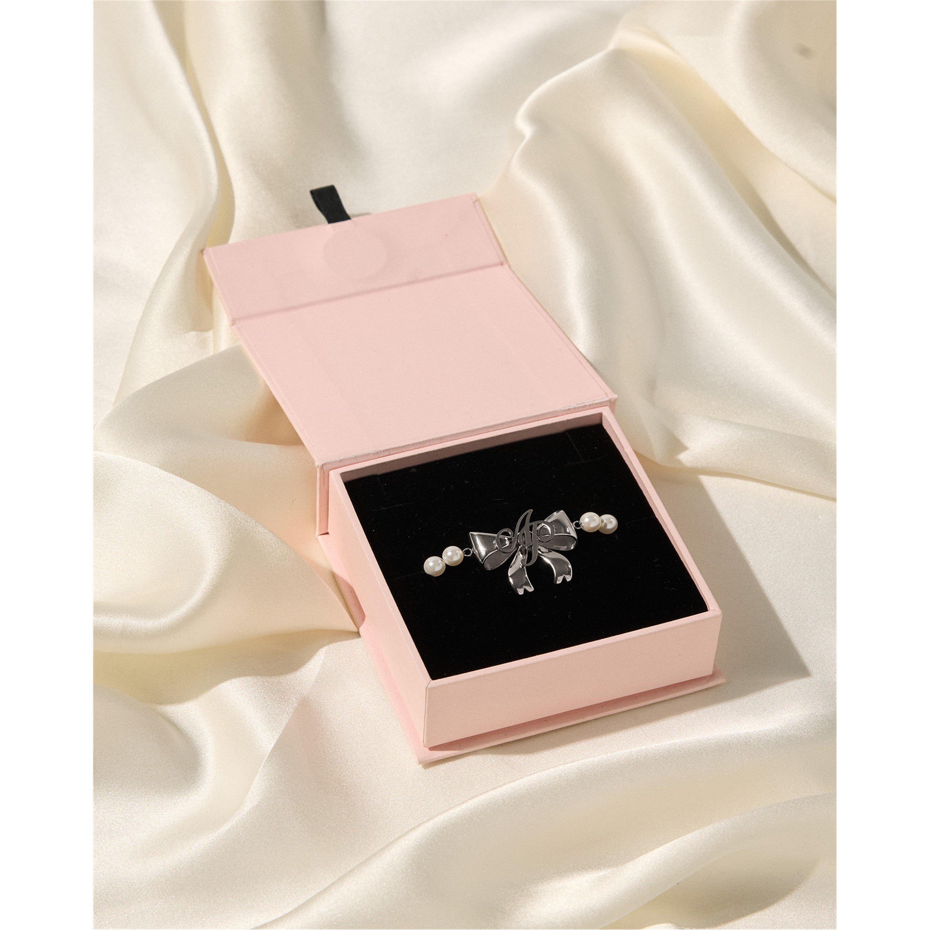 Silver - Agent Provocateur - Beki Pearl Bow Bracelet - 5