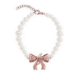 Agent Provocateur Beki Pearl Bow Bracelet