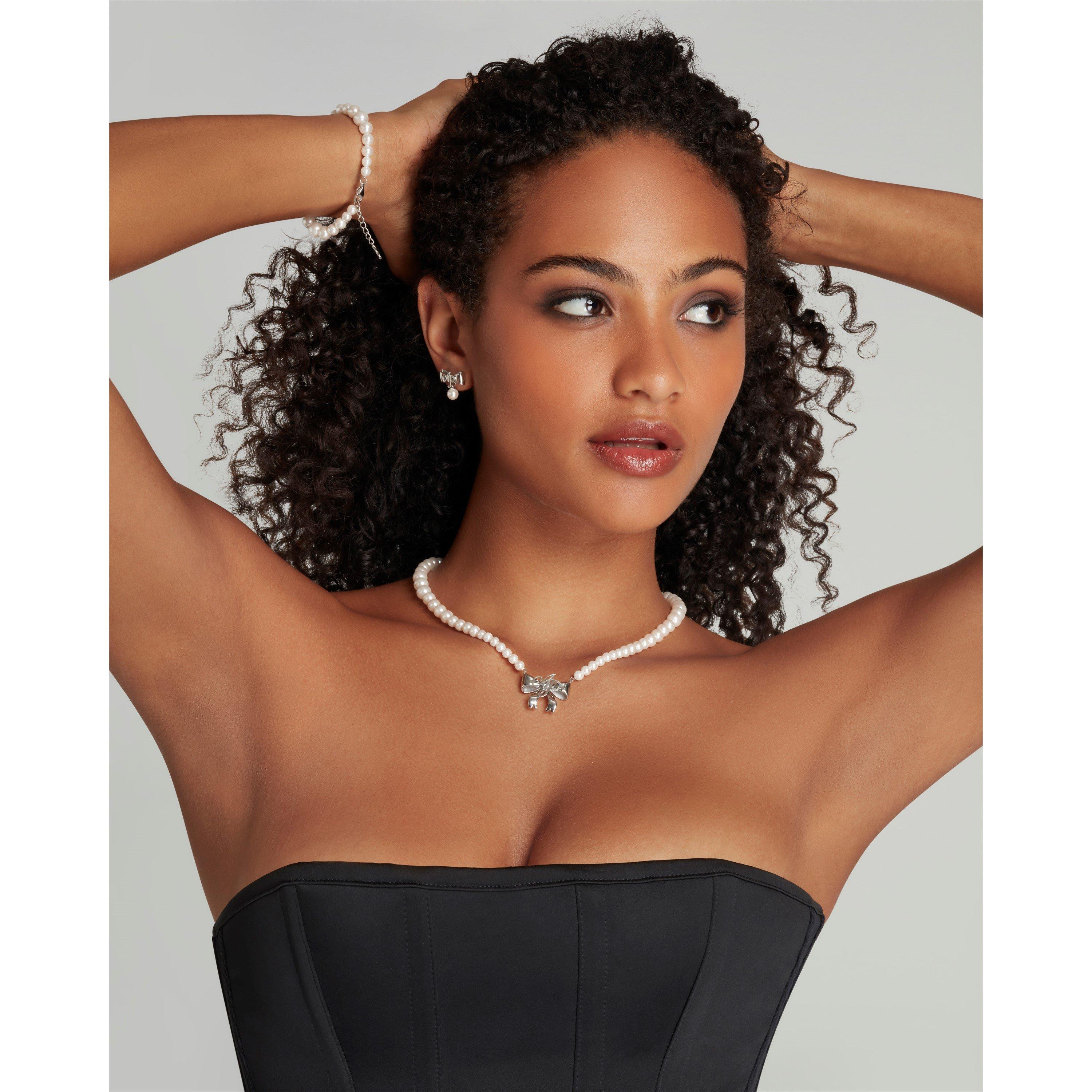 Silver - Agent Provocateur - Beki Pearl Earrings - 2