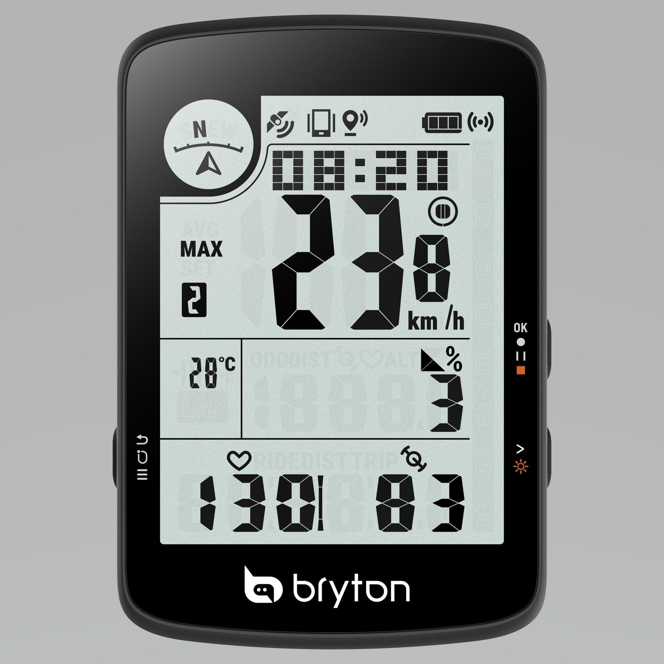Black - Bryton - Rider 17 E GPS Cycle Computer - 4