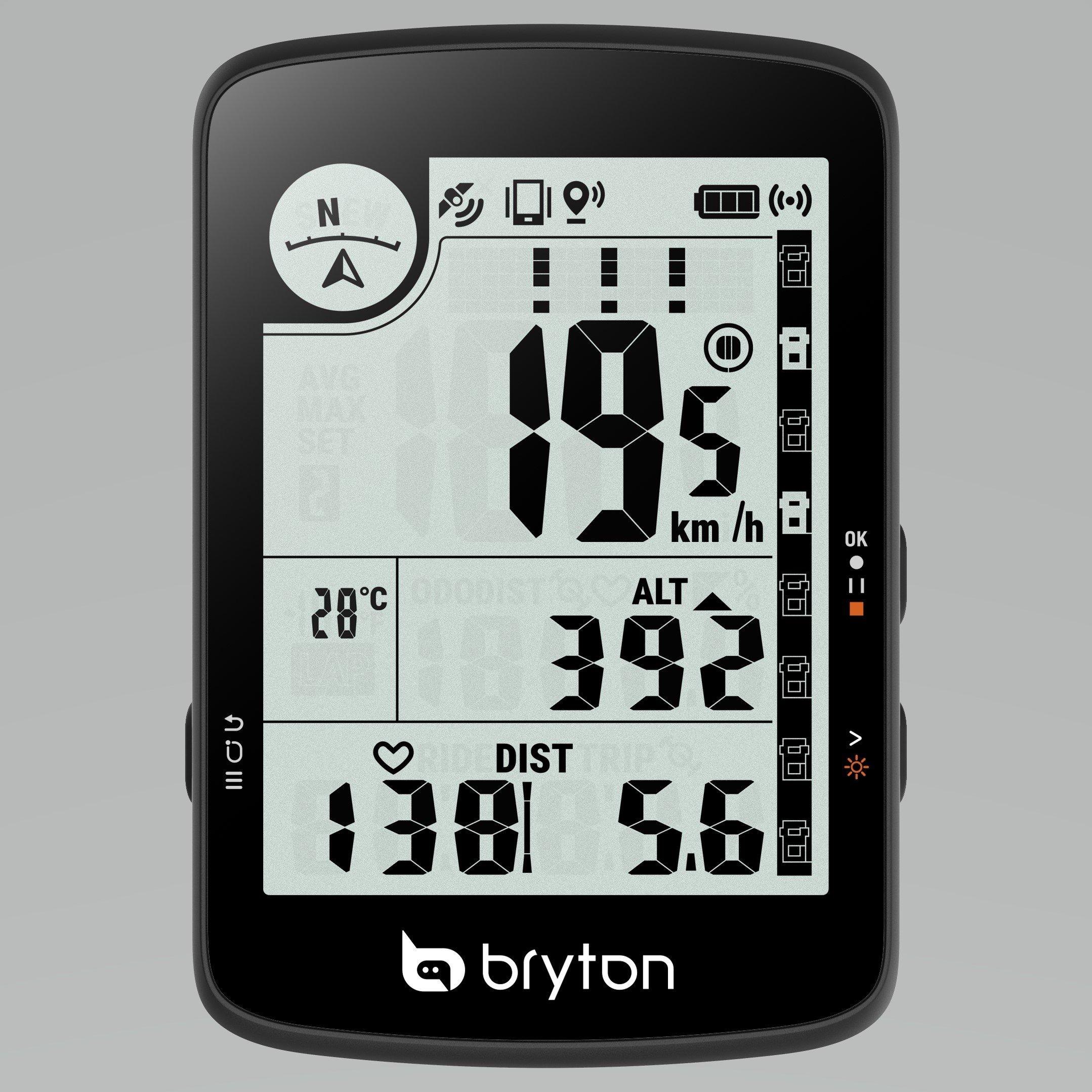 Black - Bryton - Rider 17 E GPS Cycle Computer - 5
