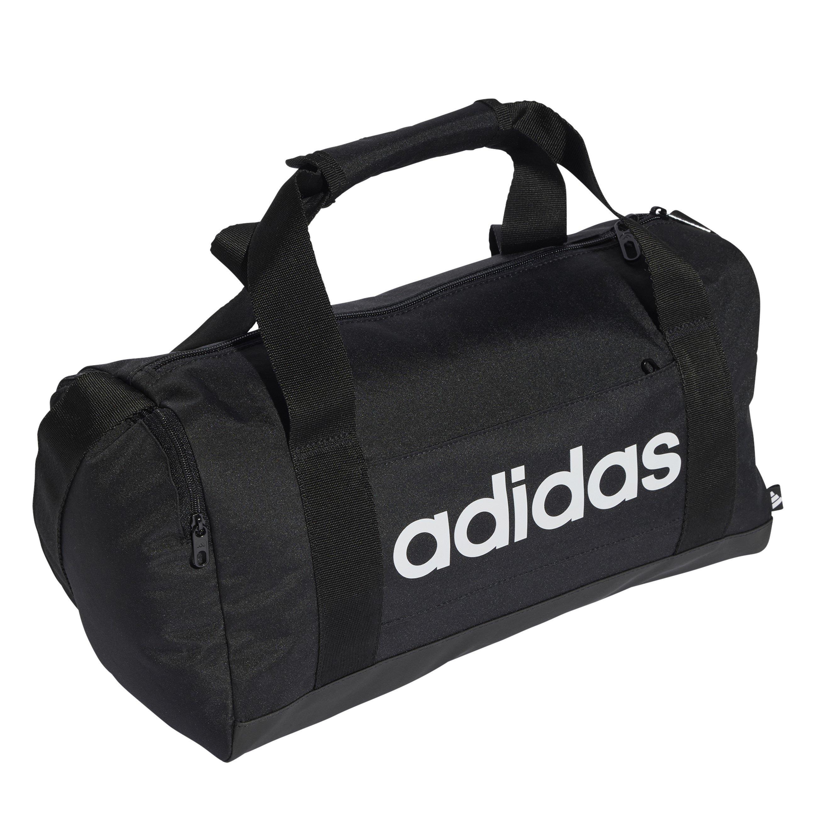 Black/Blk/White - adidas - Linear Duffel Bag Unisex Adults - 3