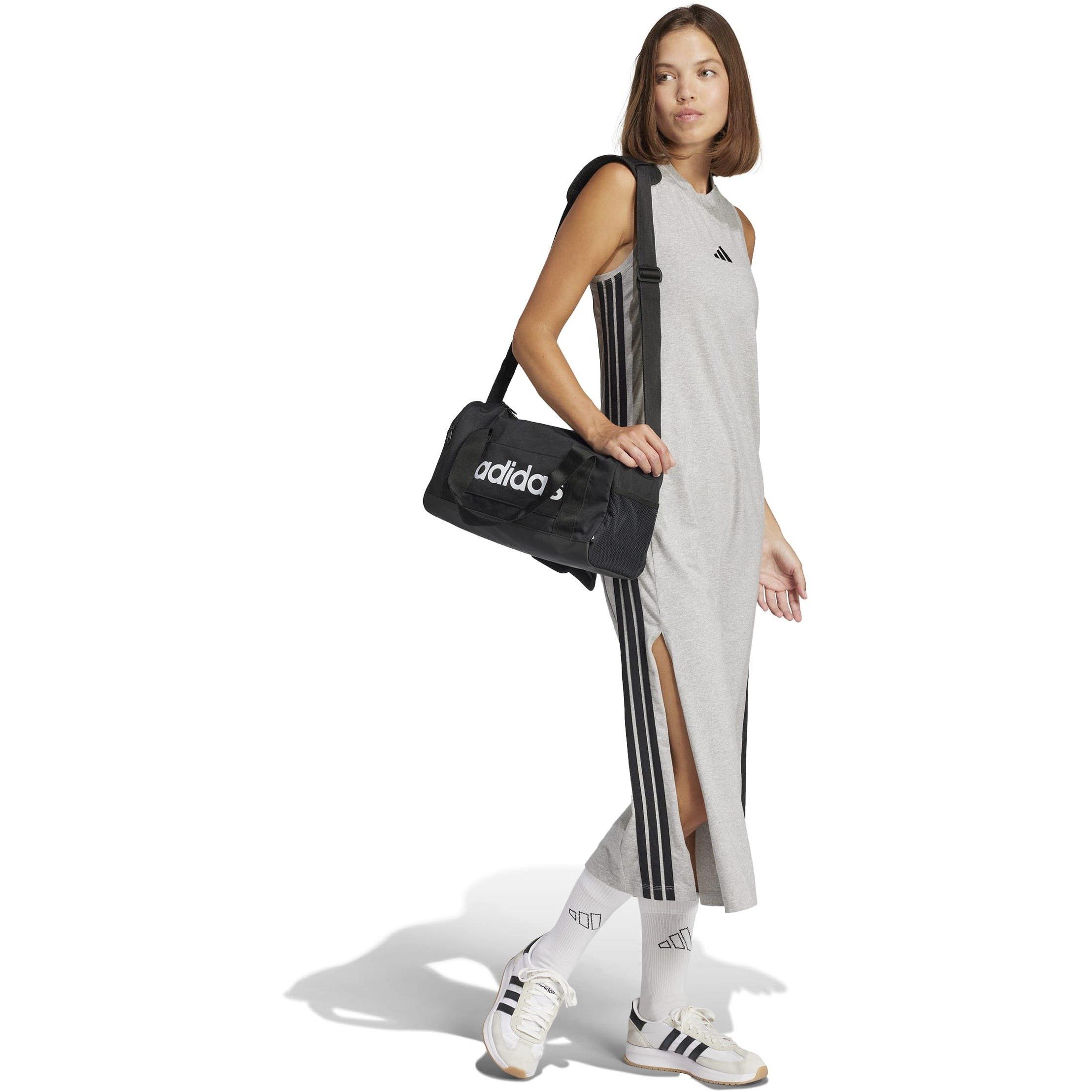 Black/Blk/White - adidas - Linear Duffel Bag Unisex Adults - 7