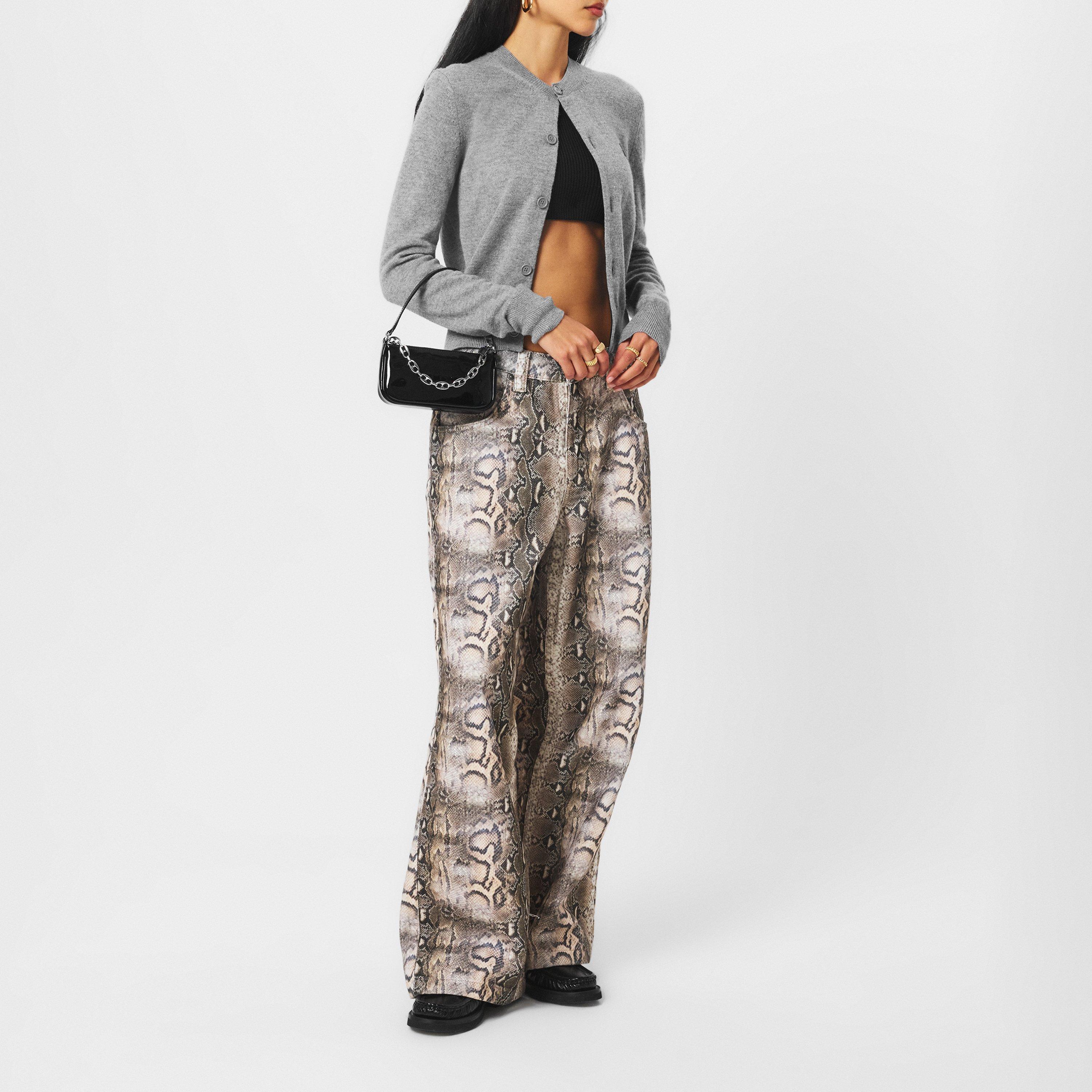 Black - By Far - Women's Mini Patent Leather Shoulder Bag - 6