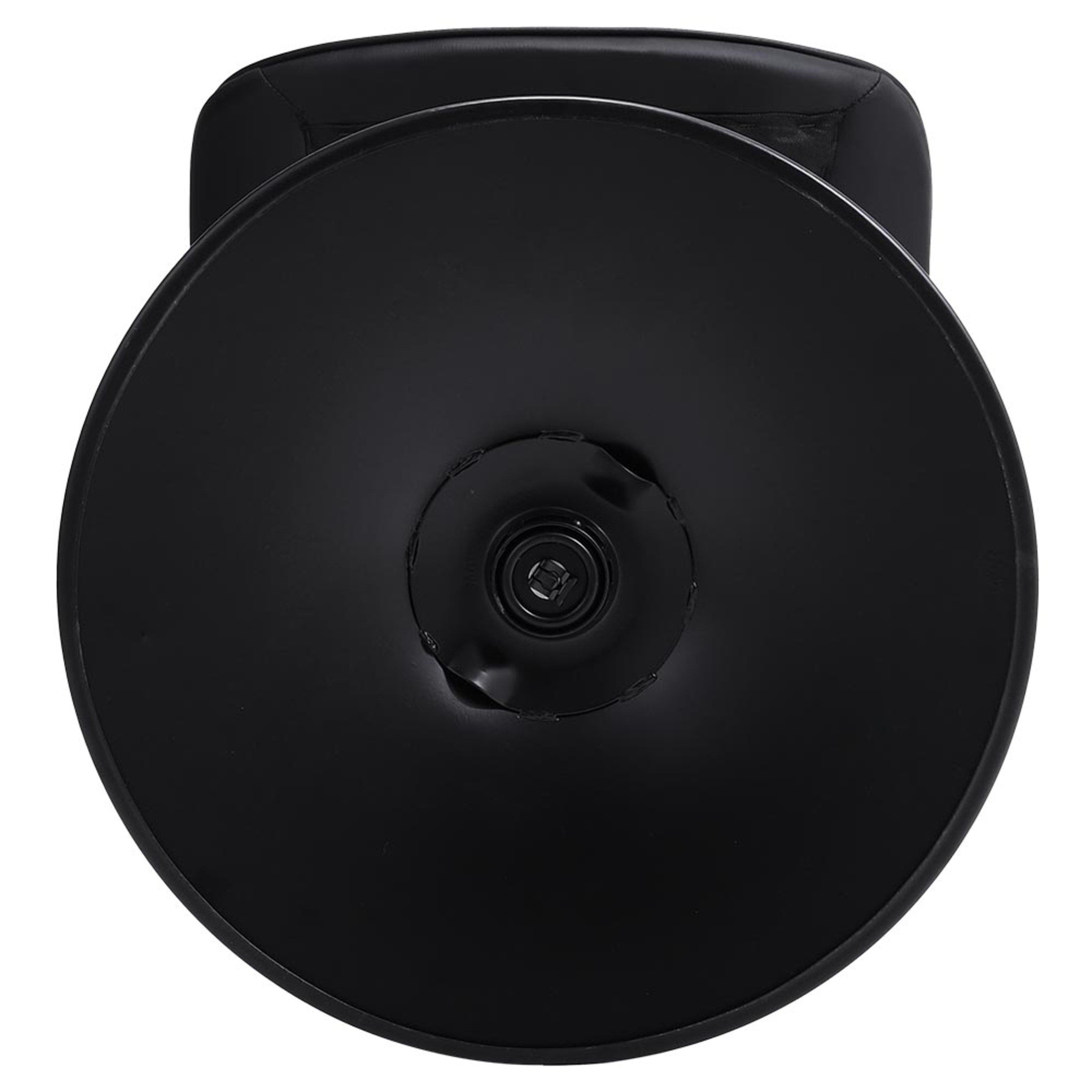 Black - Kabinet UK - 2 Pcs Faux Leather Height Adjustable Bar Stool - 7