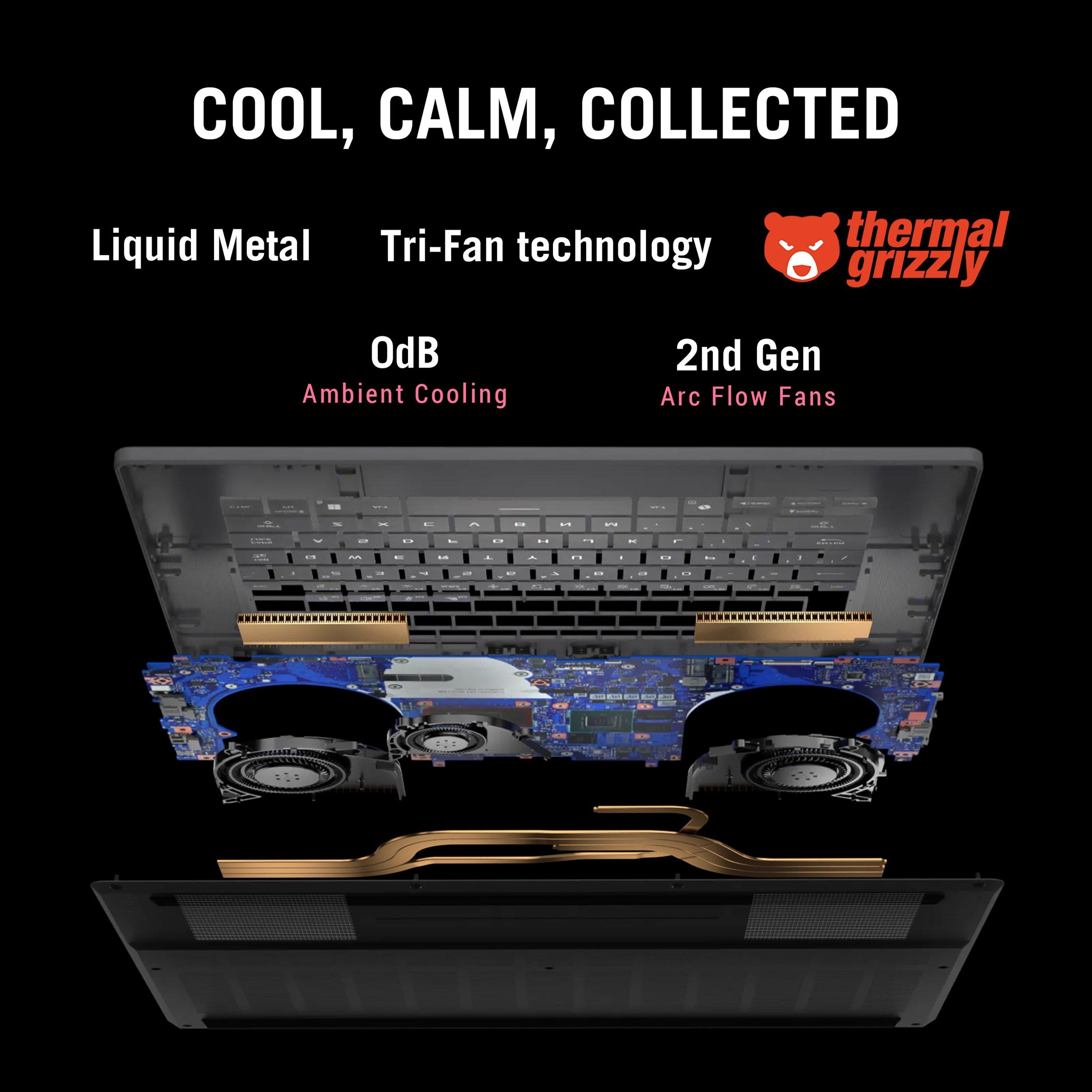 Grises - ASUS - ASUS ROG Zephyrus G16 GU605CP 16Inch Gaming Laptop - Intel Core Ultra 9 285H 32GB 1TB RTX 5070 - 7