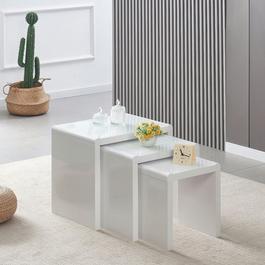 Comfy Living High Gloss Nest of Tables