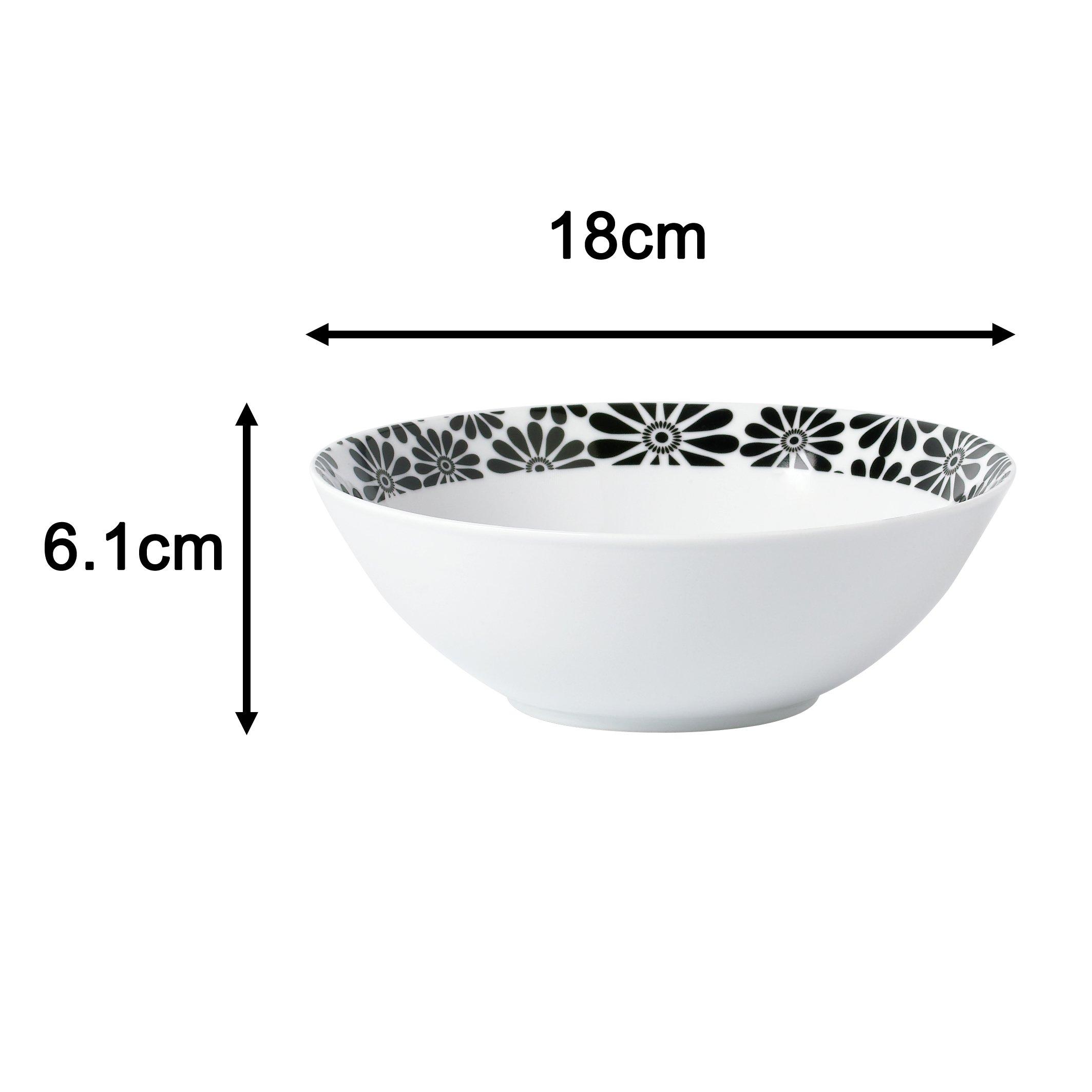 Black & White - Waterside - 16pc Black & White Kira Dinner Set - 6