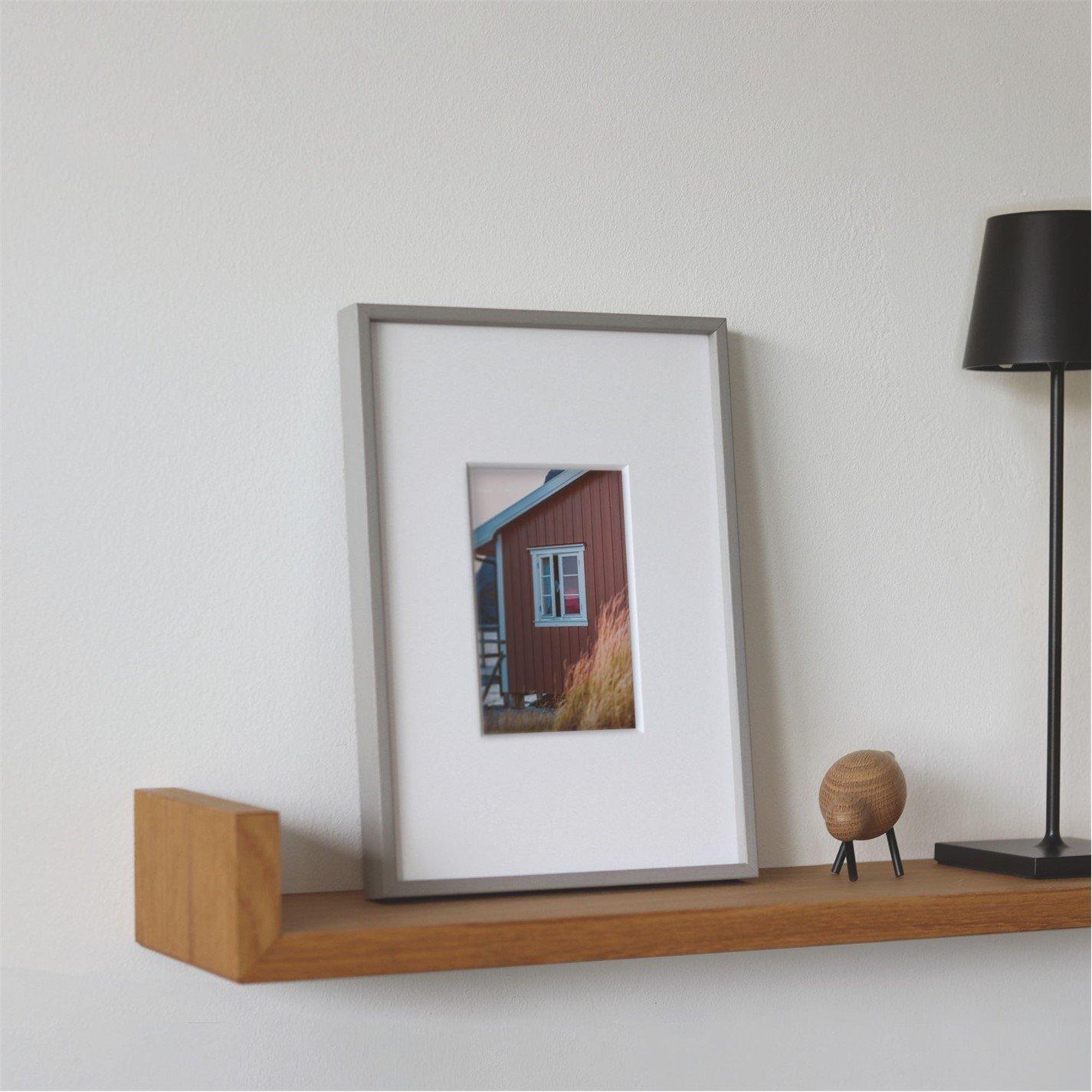 Light Grey - nielsen - Alpha Aluminium Picture Frame with Glass Front - 3
