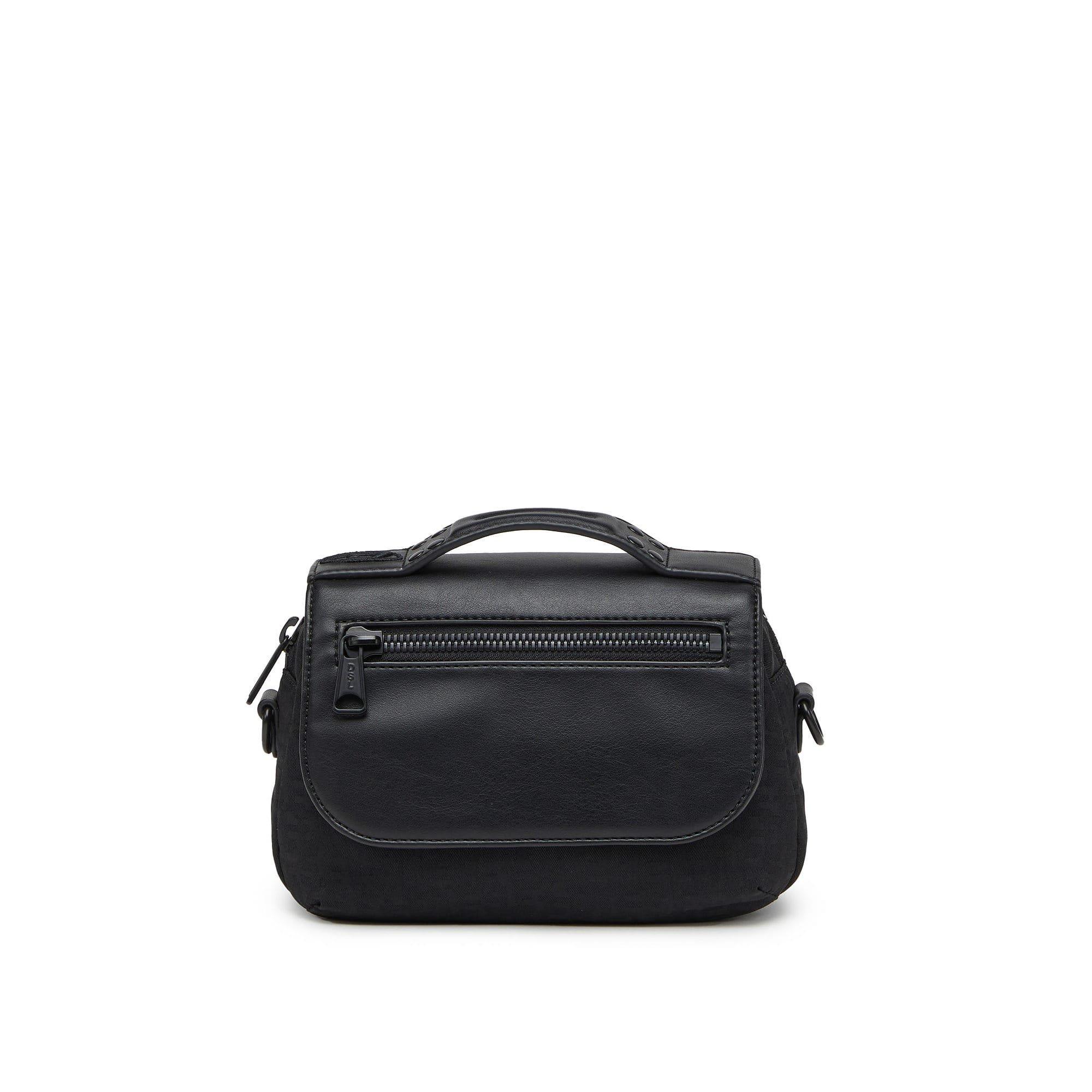 Black - Diesel - Nylon Mono Mini Messenger Handbag - 1