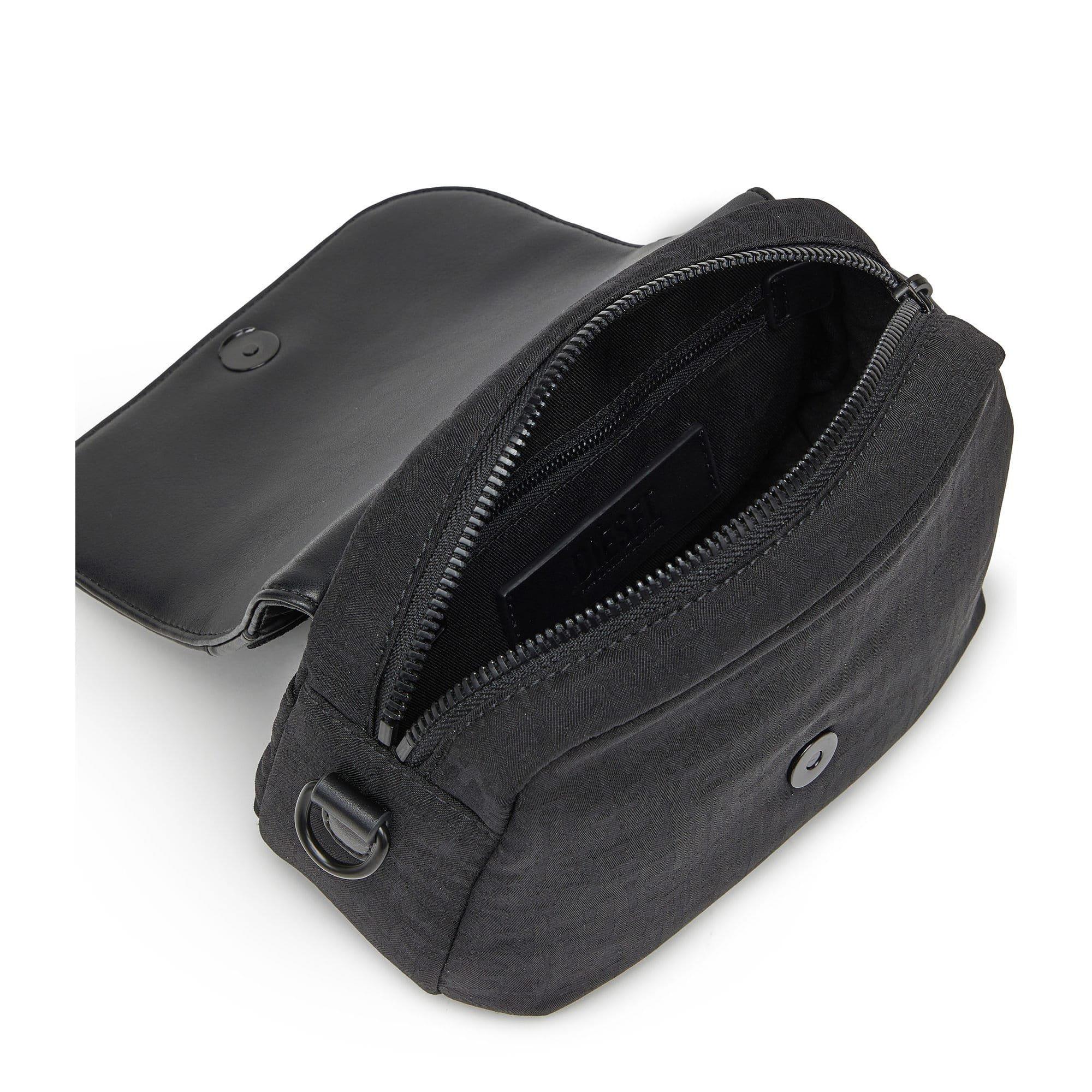Black - Diesel - Nylon Mono Mini Messenger Handbag - 4