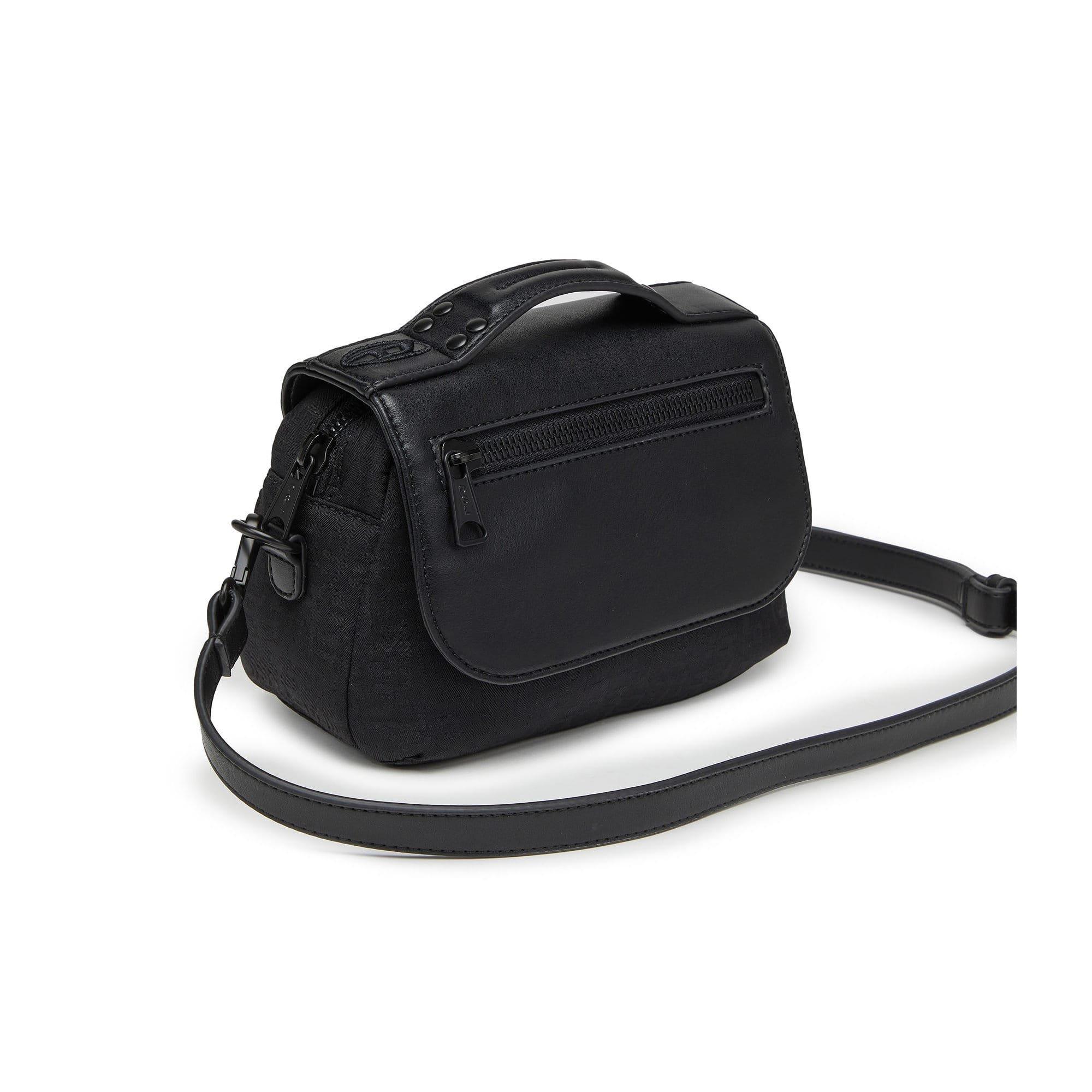 Black - Diesel - Nylon Mono Mini Messenger Handbag - 5
