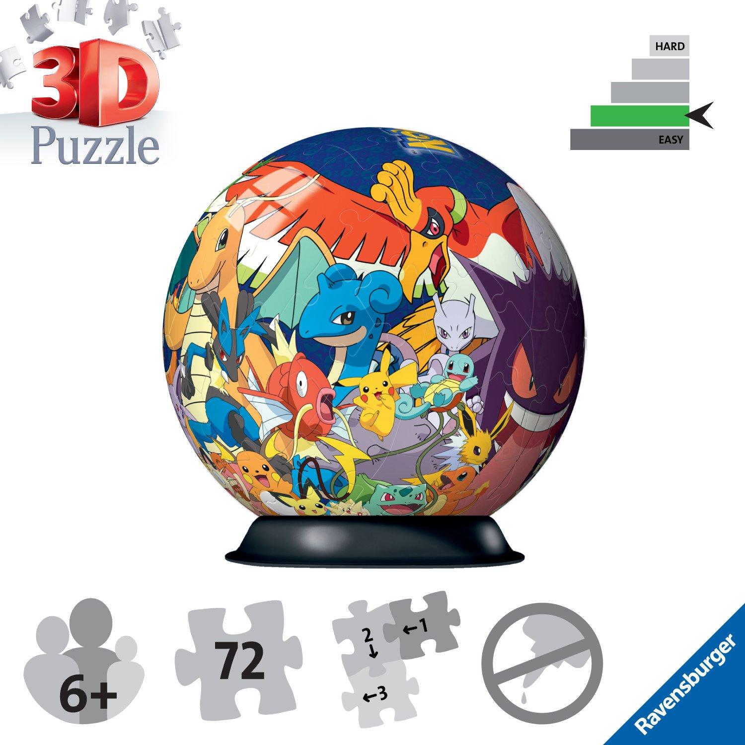 72pc - Pokemon - Pokemon 3D Puzzle Ball 72pc - 3