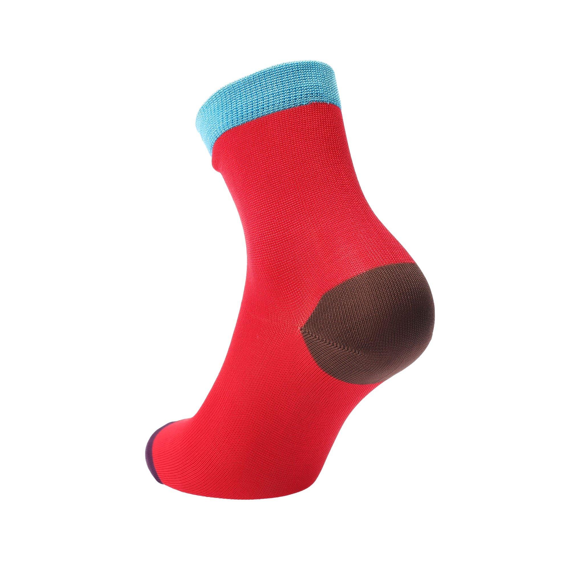 Red - Happy Socks - Grace Ankle Socks - 2