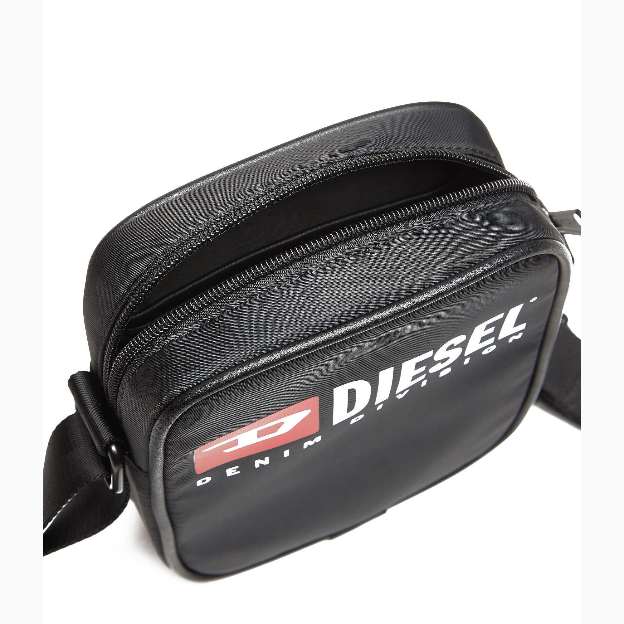 Black - Diesel - Rinkee Logo Print Crossbody Bag - 5