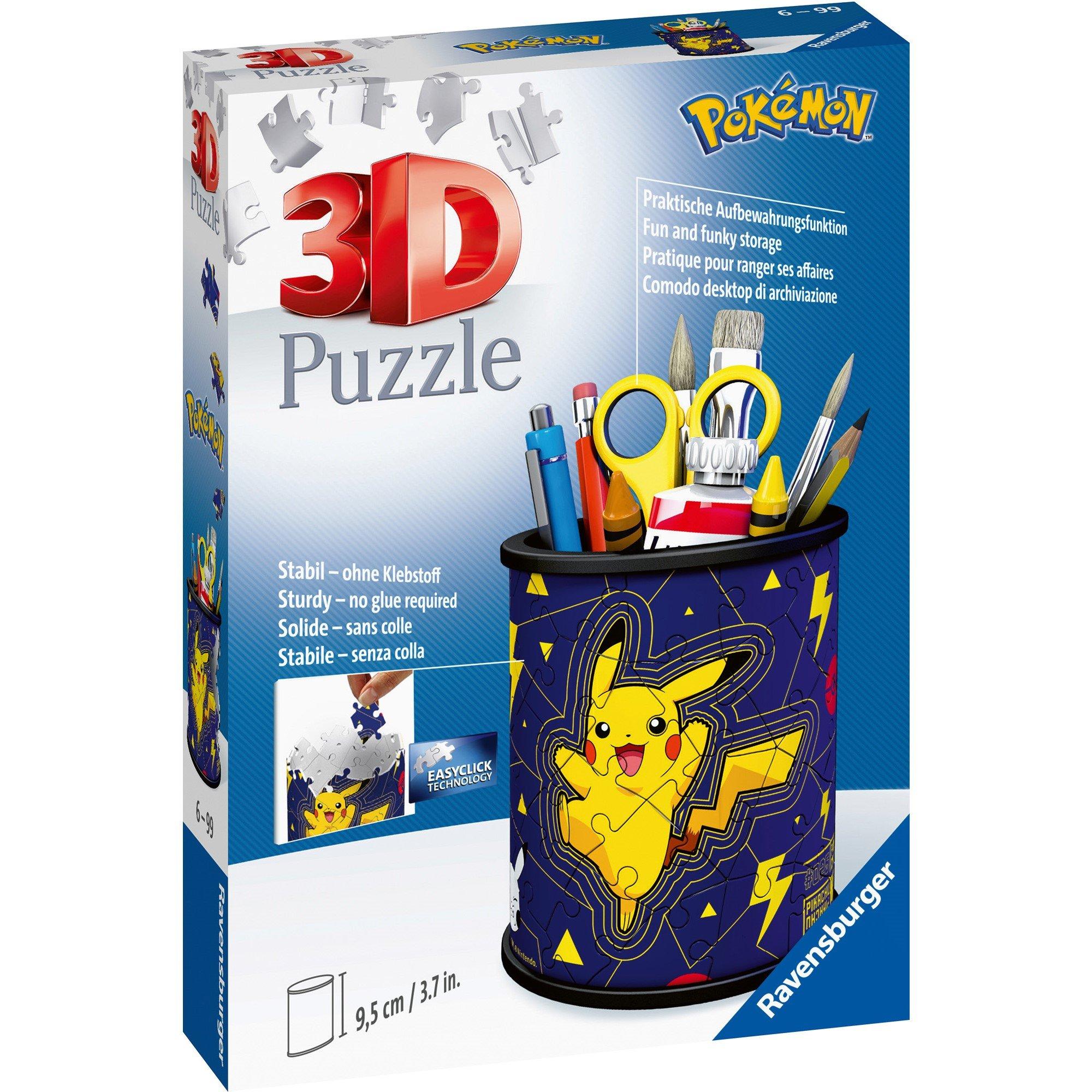 54pc - Pokemon - Pencil Holder 3D Puzzle 54pc - 1