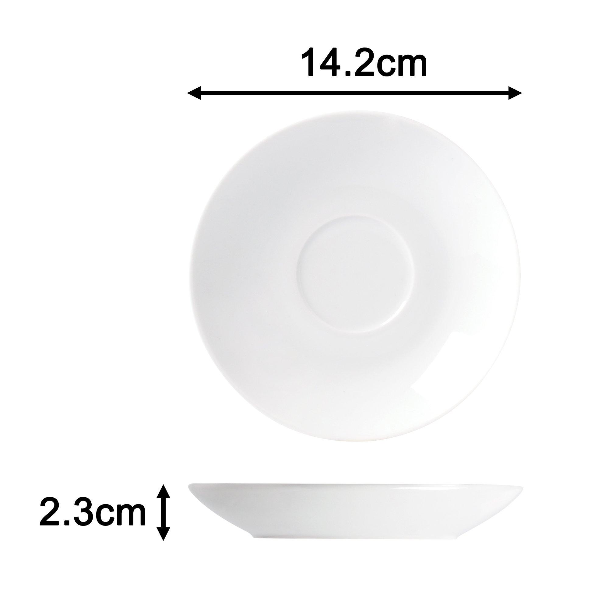 White - Waterside - 60pc White Coupe Dinner Set - 14