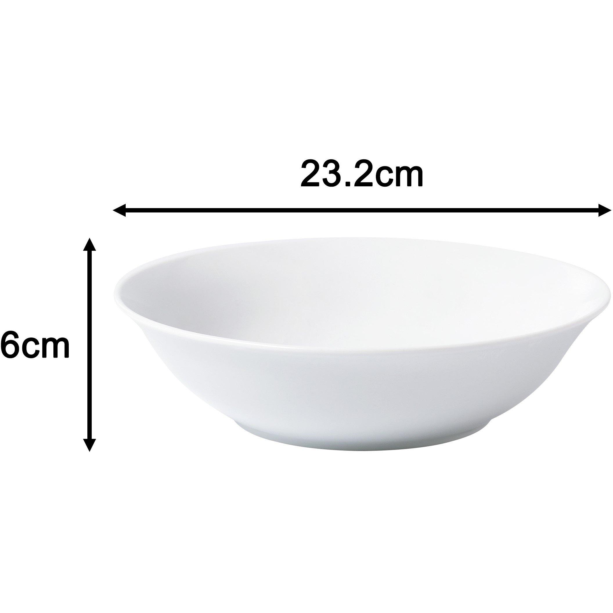 White - Waterside - 60pc White Coupe Dinner Set - 4