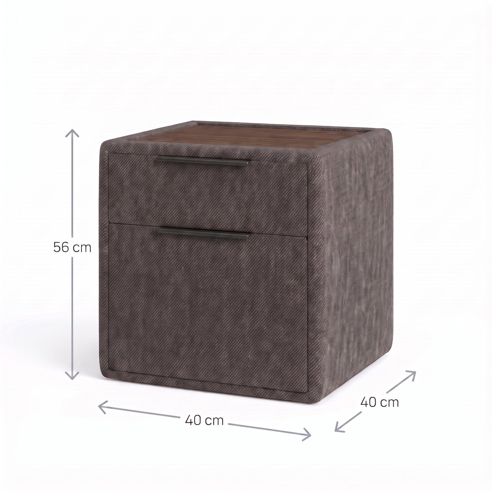 Gemma 93 - Sofa.com - Cole Small Bedside Table in Brushed Matte Weave - 2
