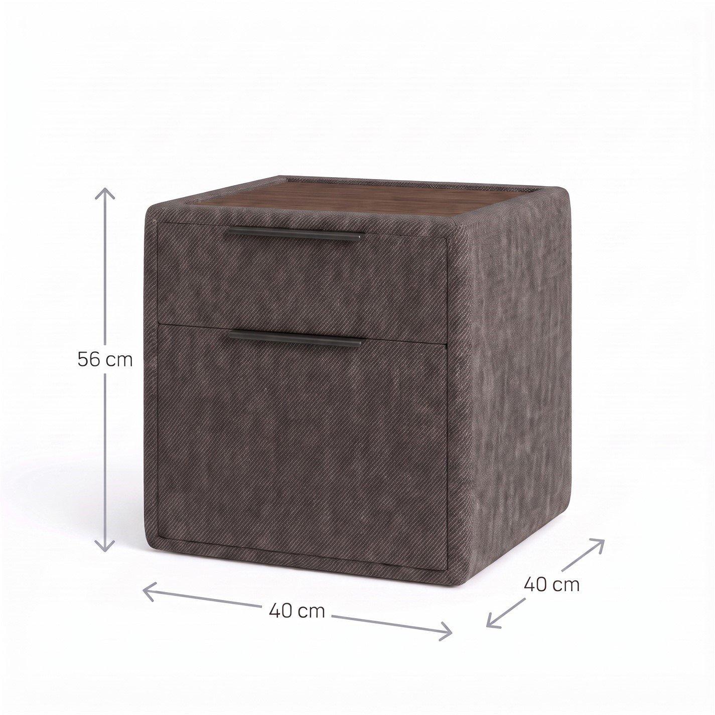 Gemma 93 - Sofa.com - Cole Small Bedside Table in Brushed Matte Weave - 3