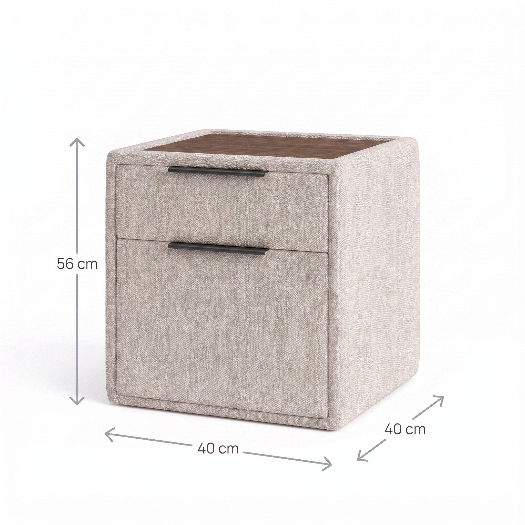 Gemma 80 - Sofa.com - Cole Small Chest of Drawers in Brushed Matte Weave - 2