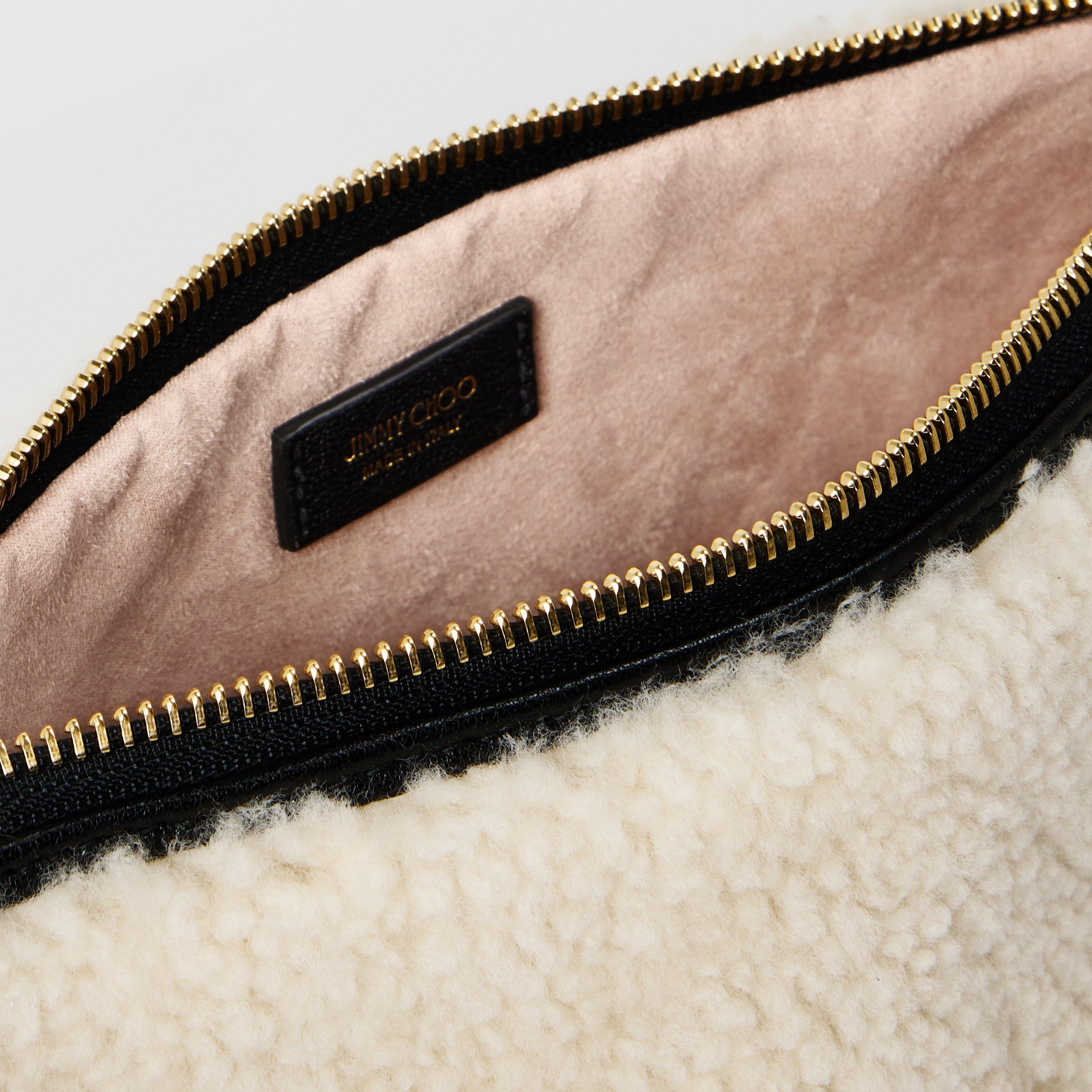 Natural/Black - Jimmy Choo - Women's Pouch - 5