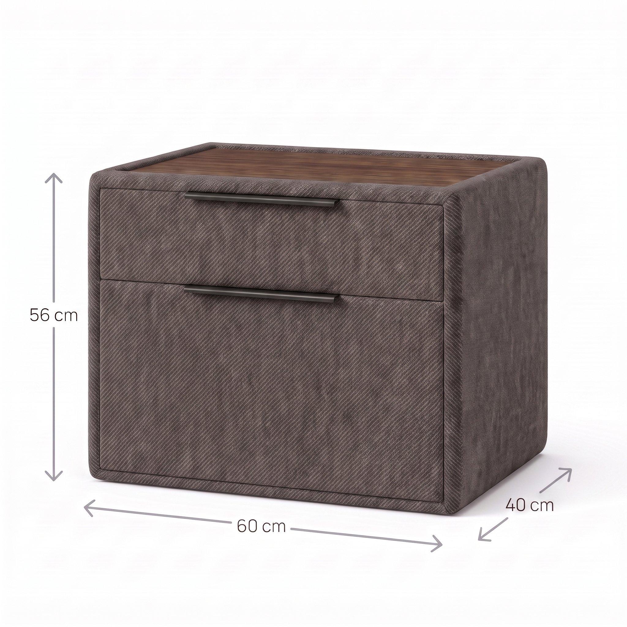 Gemma 93 - Sofa.com - Cole Large Bedside Table in Brushed Matte Weave - 2