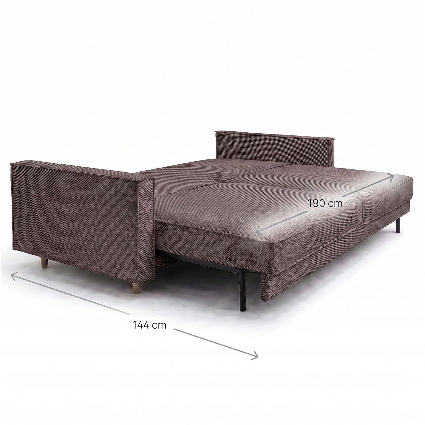 Gemma 93 - Sofa.com - Axel 3 Seat Sofa Bed in Brushed Matte Weave - 4