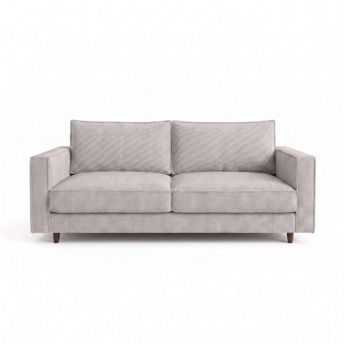Axel 3 Seat Sofa Bed in Brushed Matte Weave