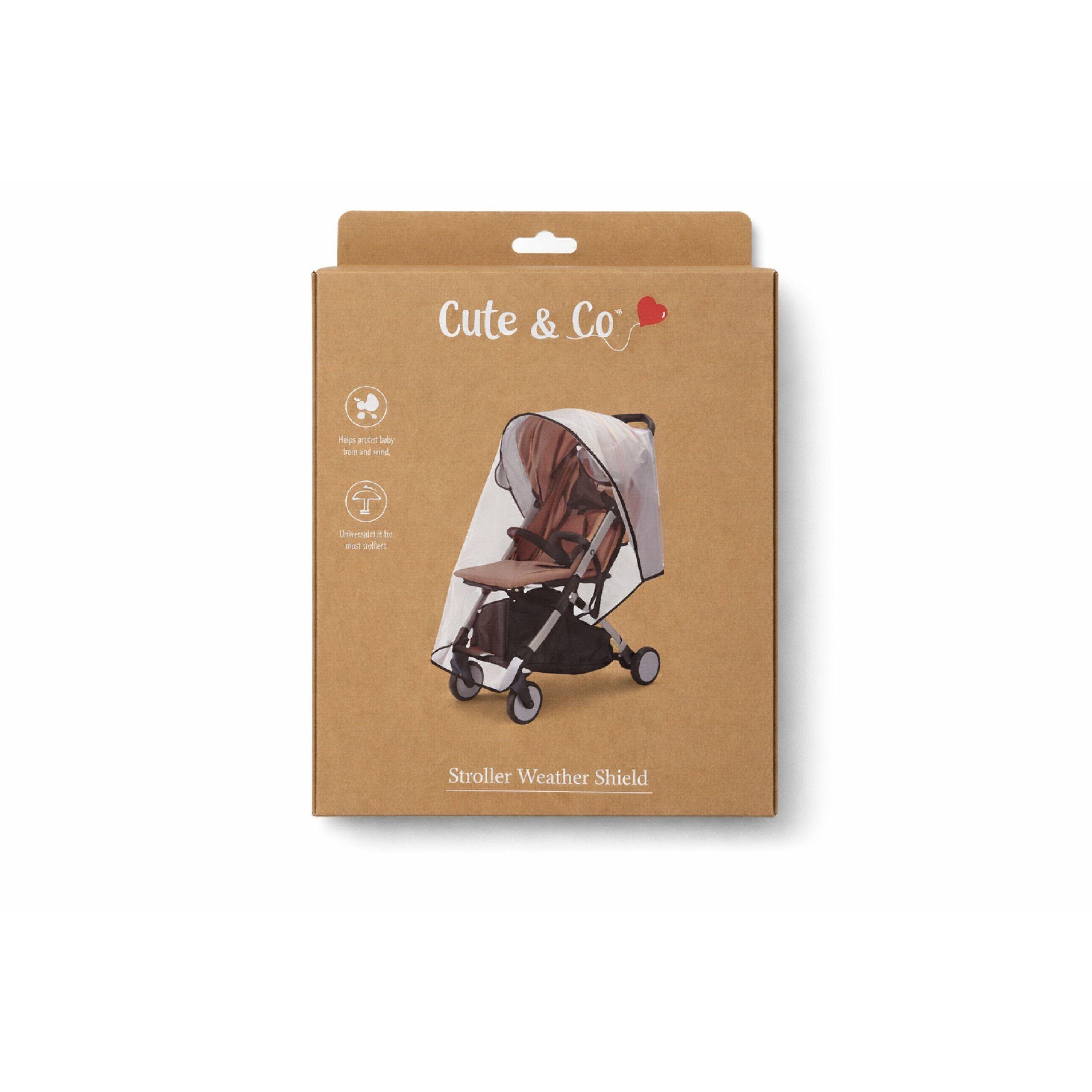 Cute And Co  Newborn Cute & Co Baby Stroller/ Pram Weather Shield - Clear