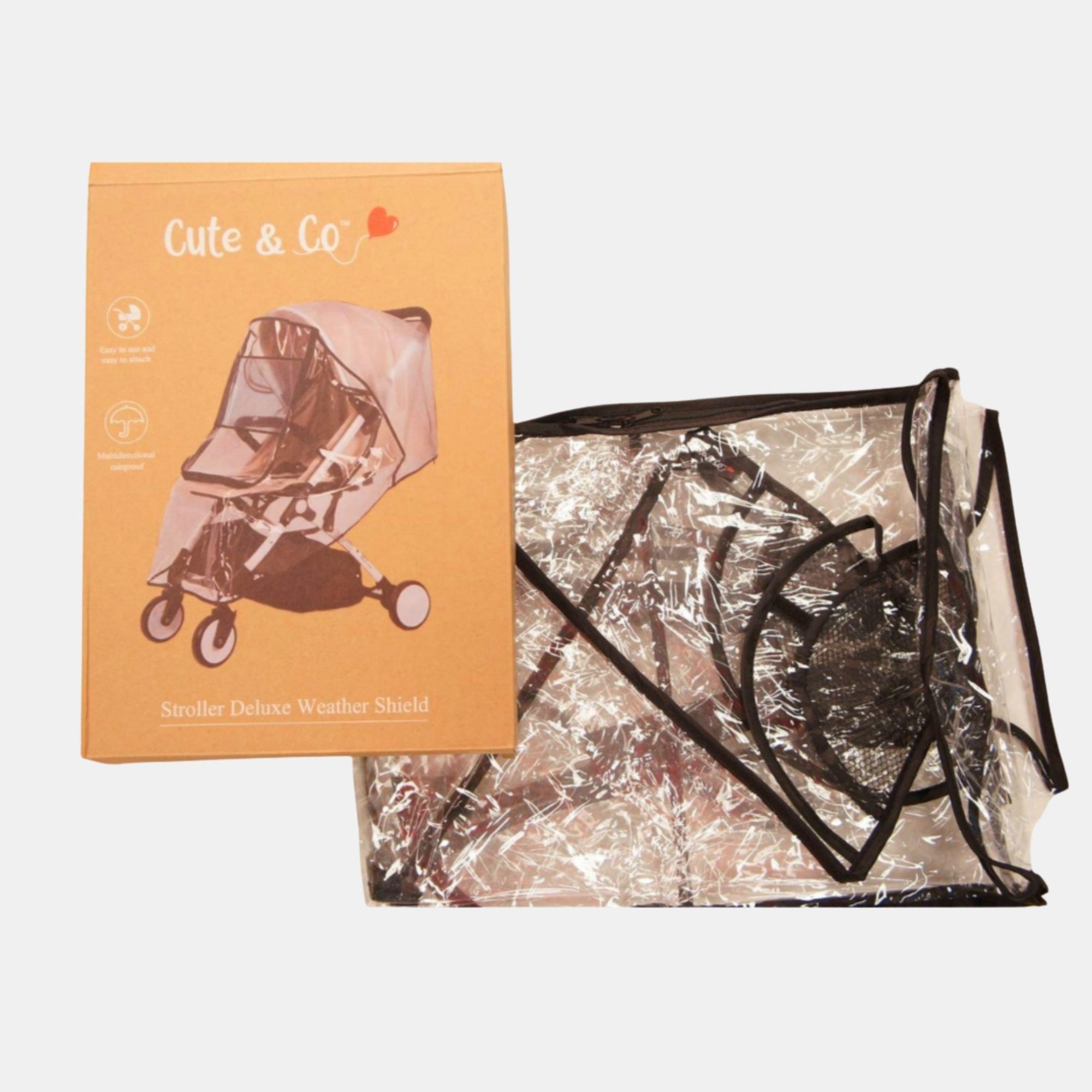 Clear - Cute and Co - & Co Baby Stroller/ Pram Weather Shield - 2