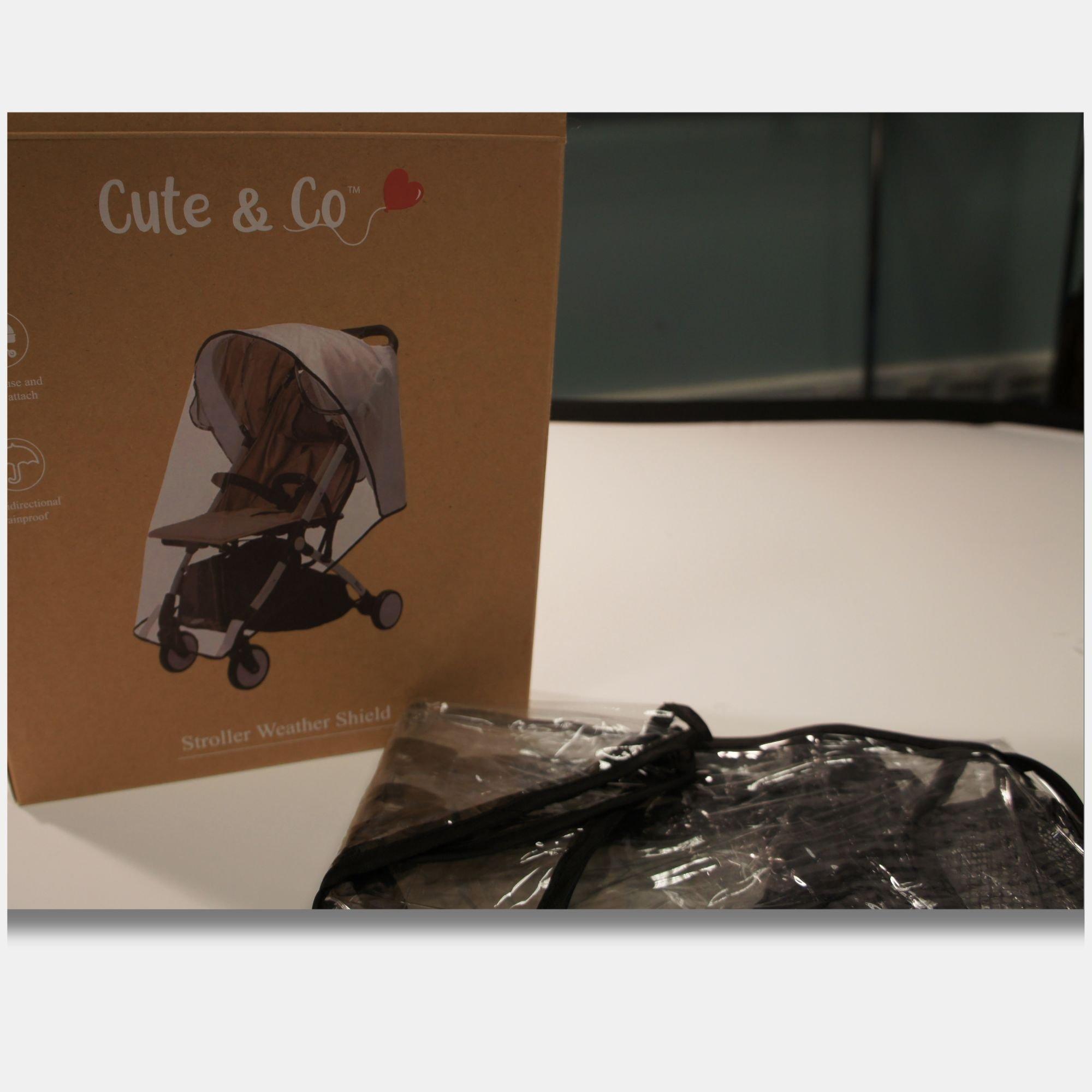 Clear - Cute and Co - & Co Baby Stroller/ Pram Weather Shield - 3