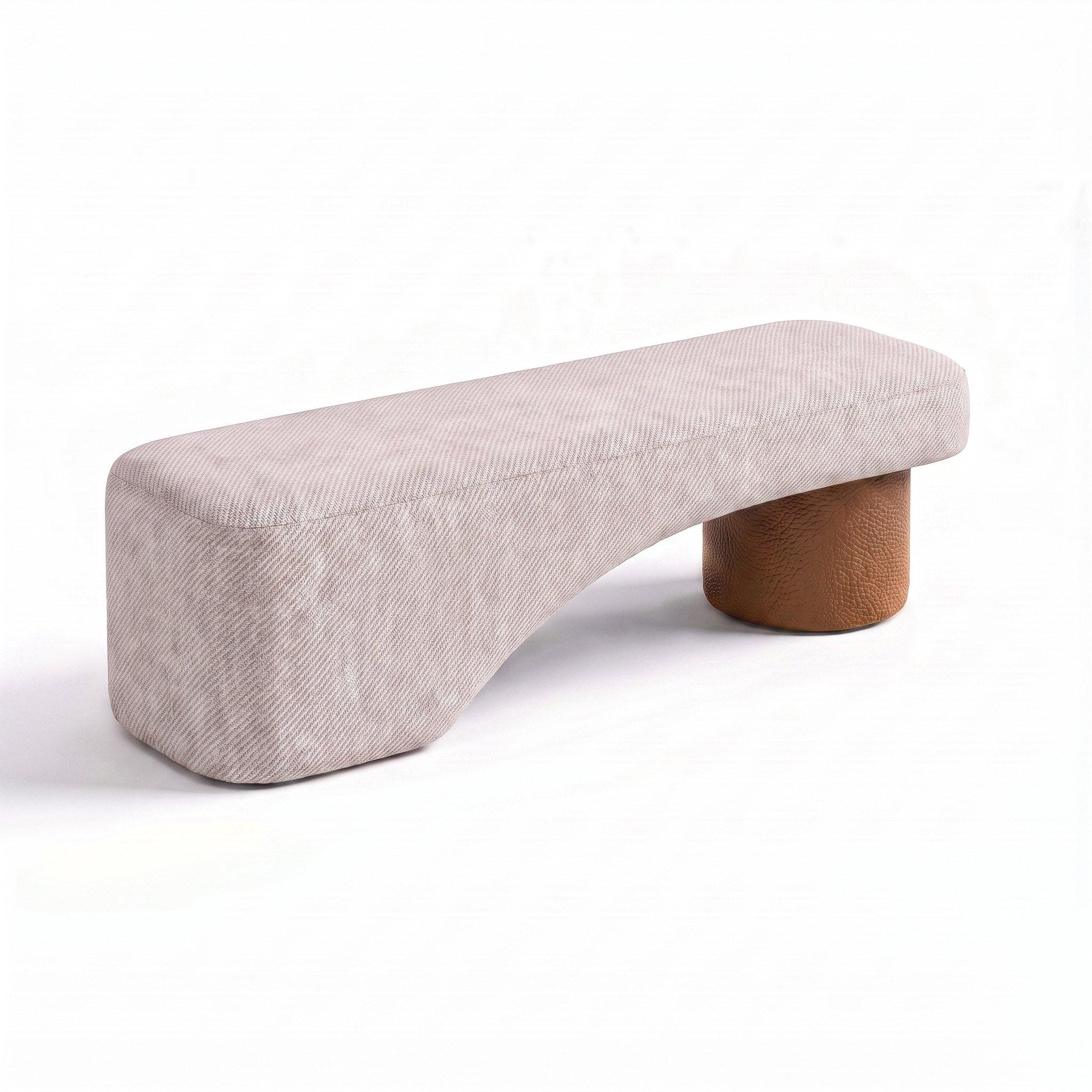 Tan/Gem80 - Sofa.com - Larch Large Bench in Caramello/ Ash - 1