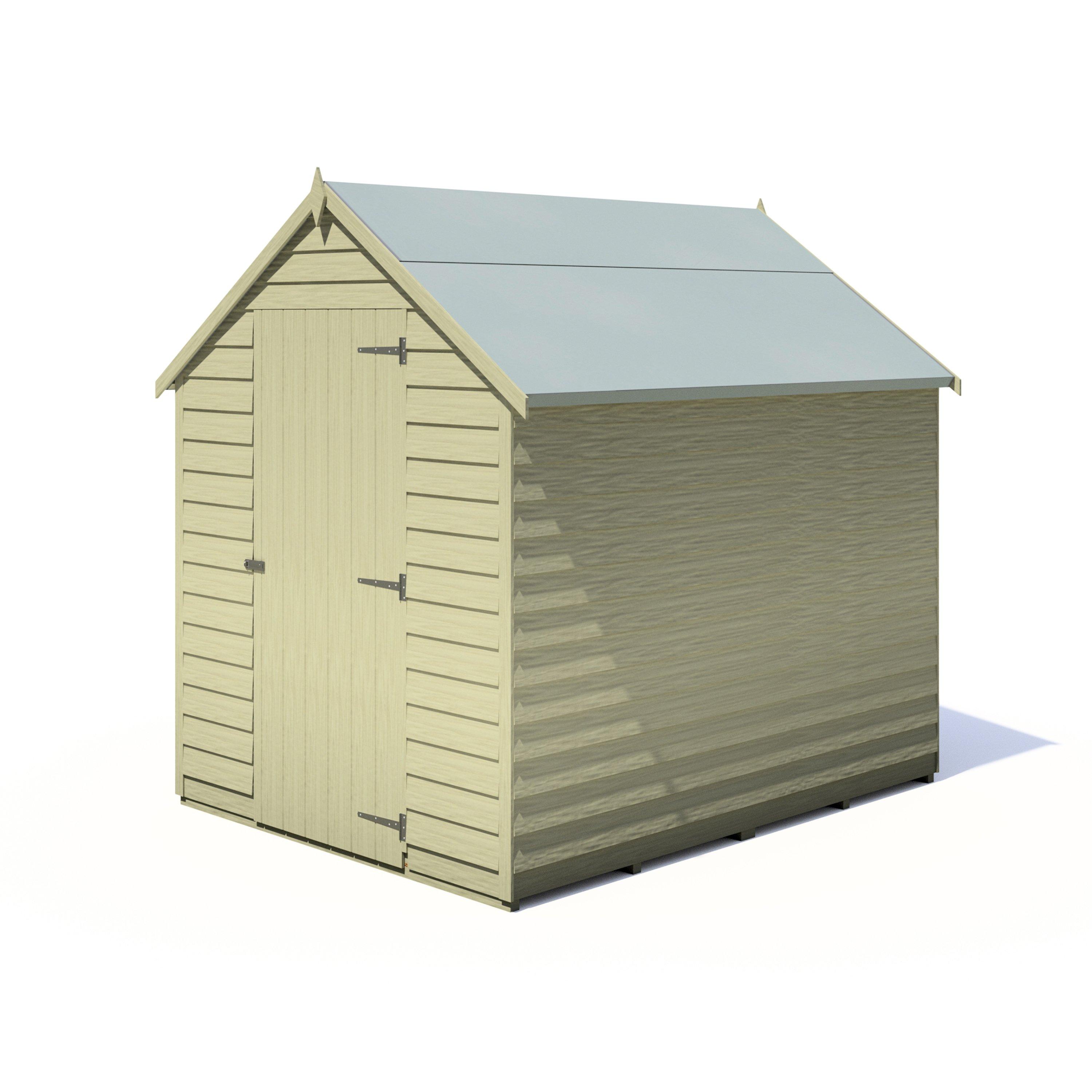 Wood - Shire - Overlap 7x5 Single Door Value PT - 8