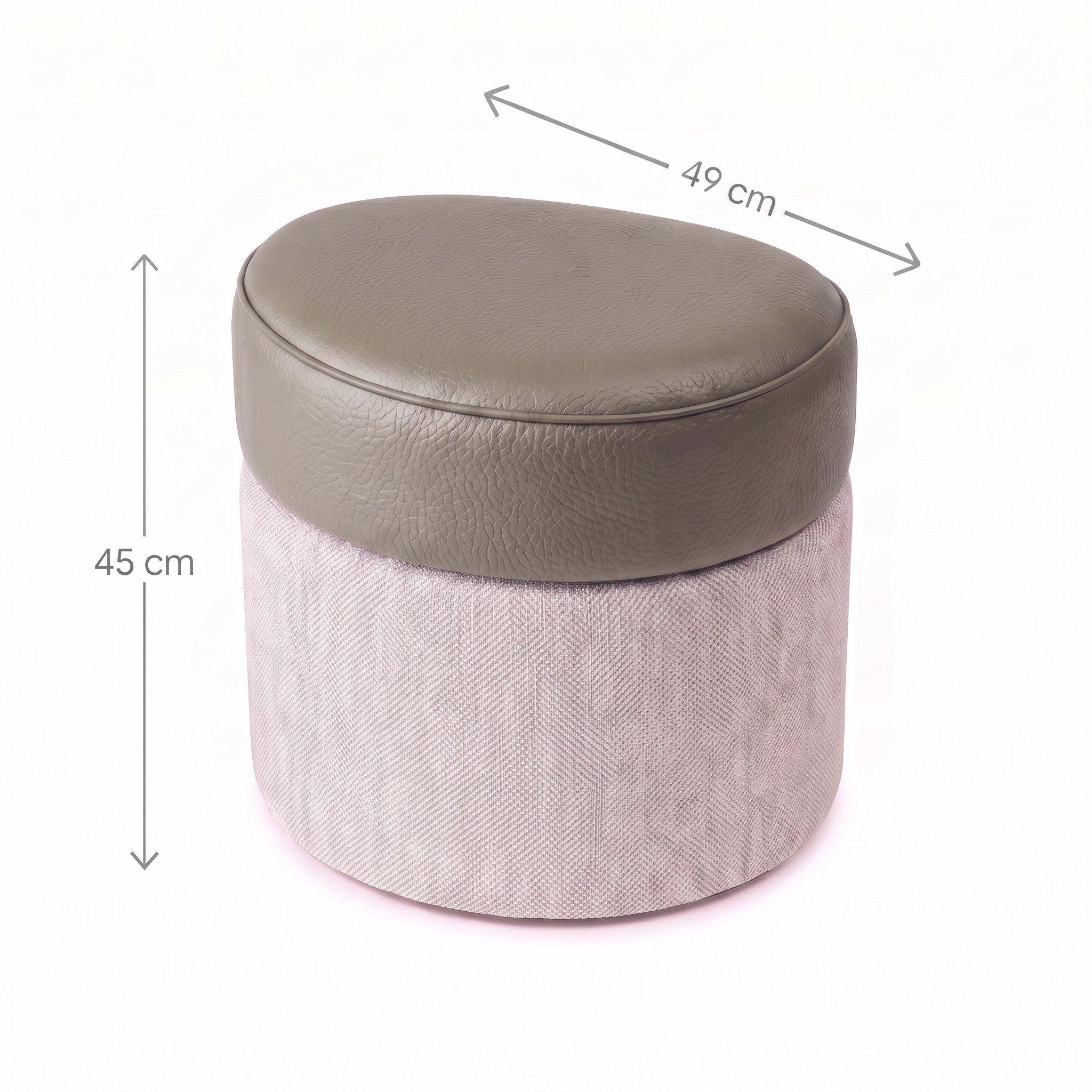 Green/Gem80 - Sofa.com - Acorn Half Moon Storage Footstool in Cachi/ Ash  Caramello/ Ash - 2
