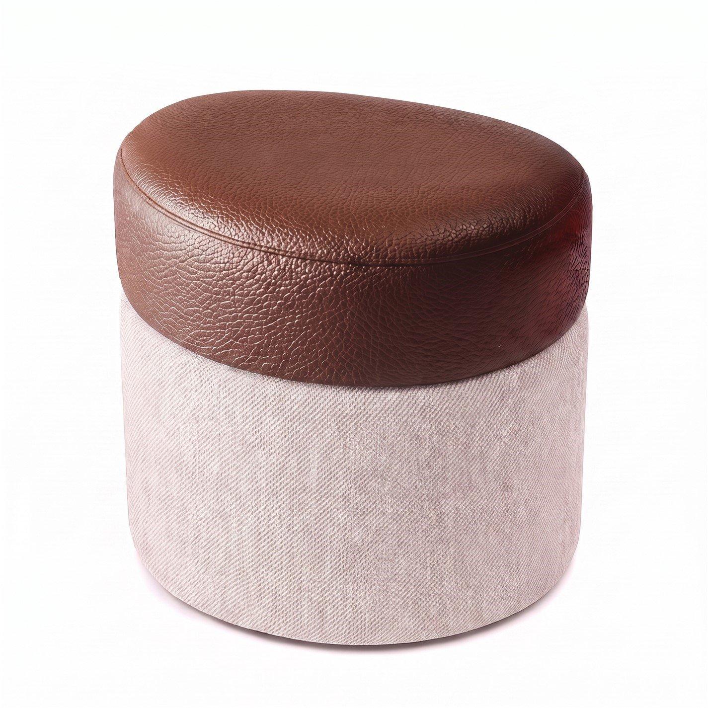 Sofa.com Acorn Half Moon Storage Footstool in Cachi/ Ash  Caramello/ Ash