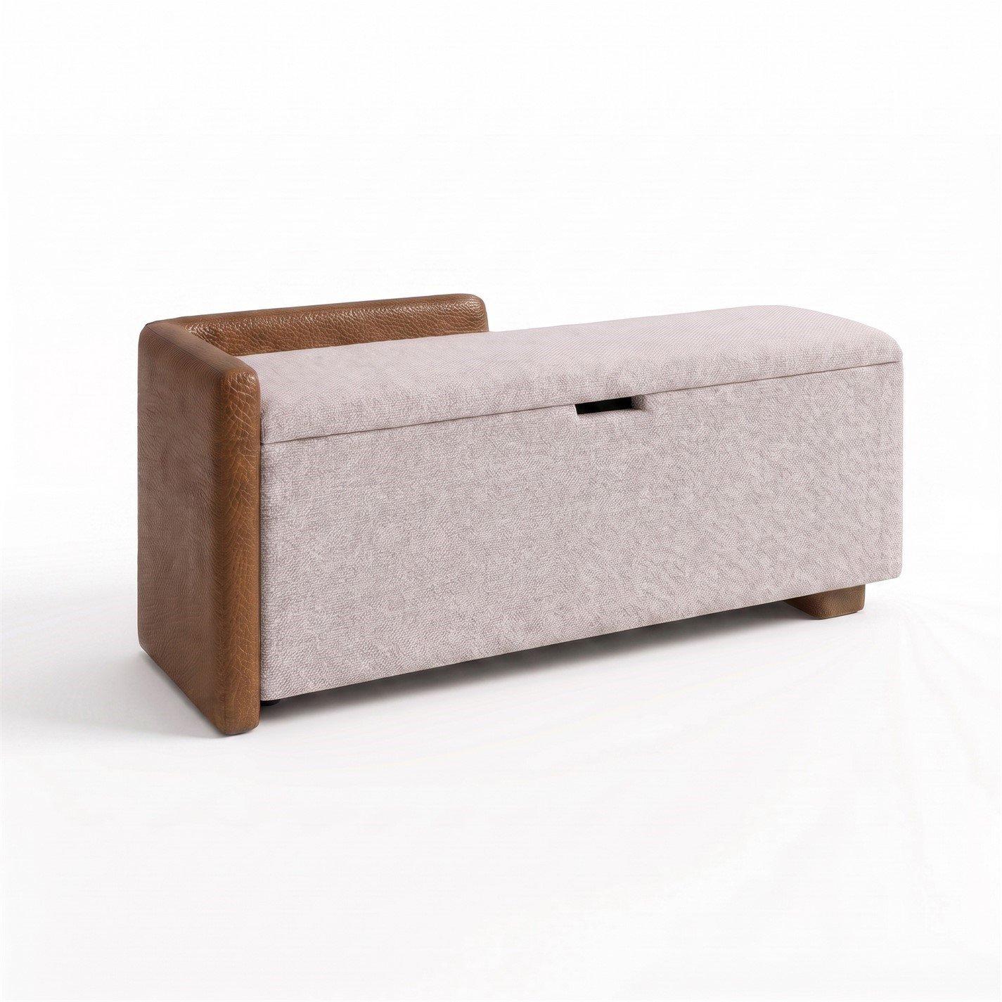 Tan/Gem80 - Sofa.com - Albie Storage Bench in  Caramello/ Ash - 3