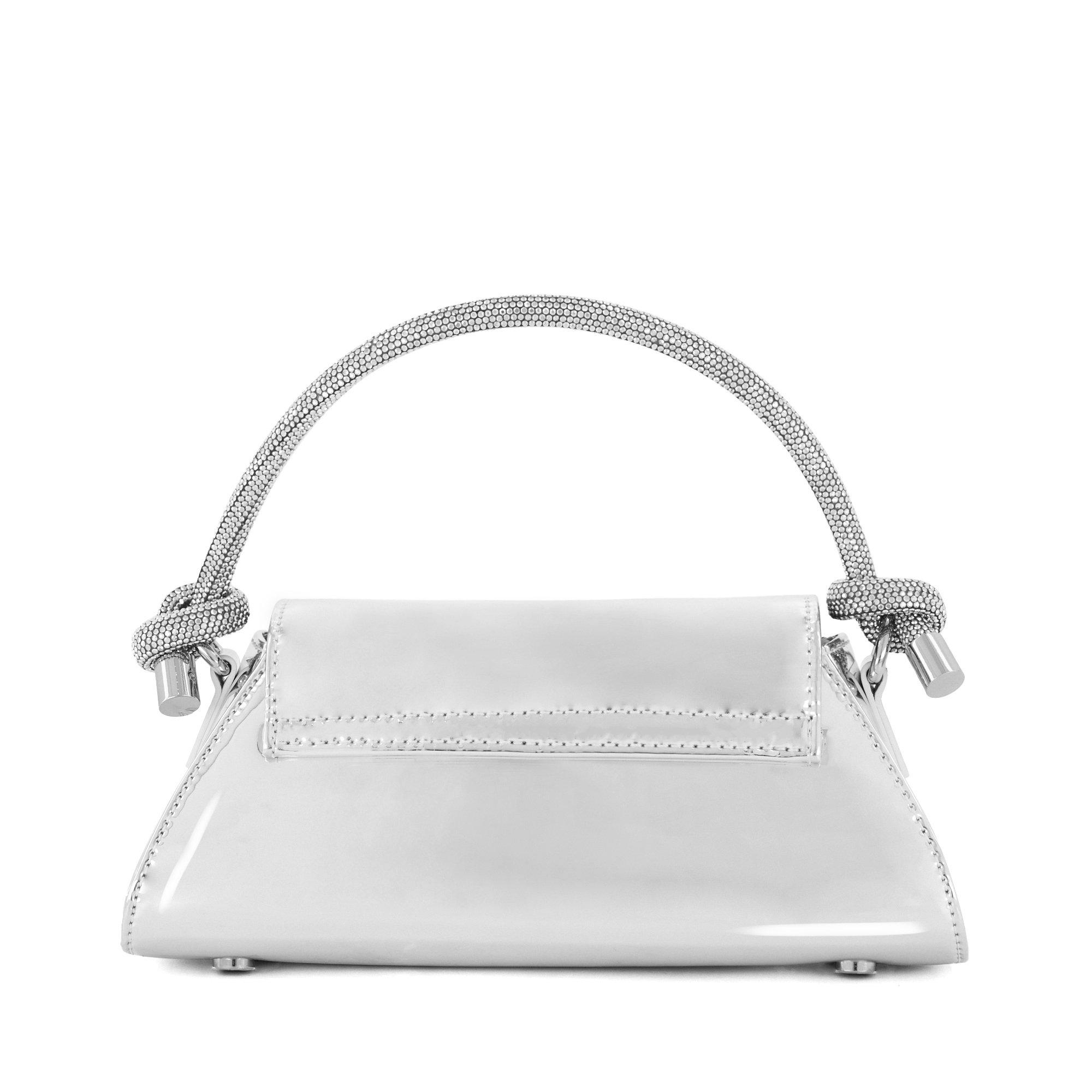 Dune | Brynley Diamante-Knot Grab Bag | Top Handle Bags