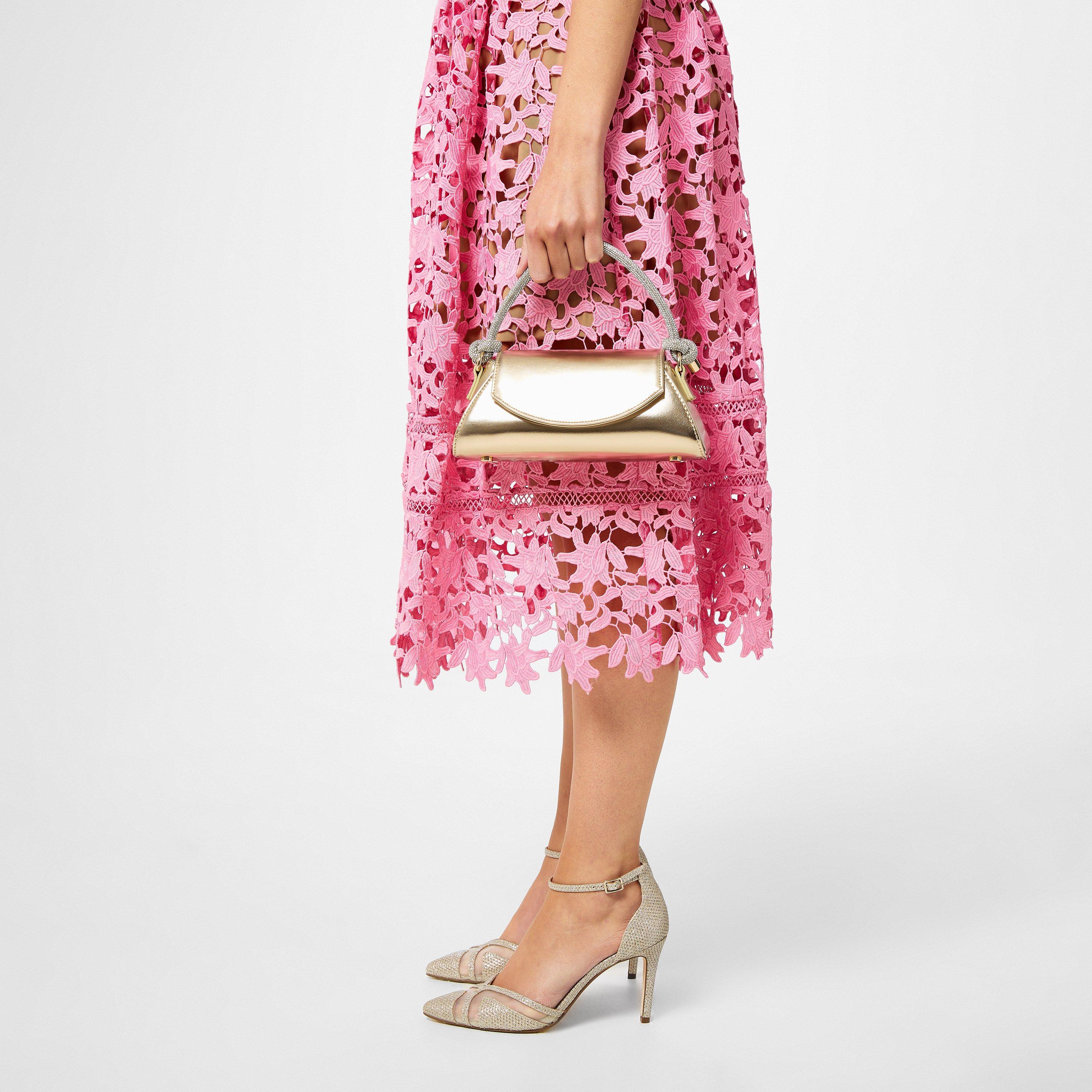 Gold398 - Dune London - Brynley Diamante-Knot Grab Bag - 2