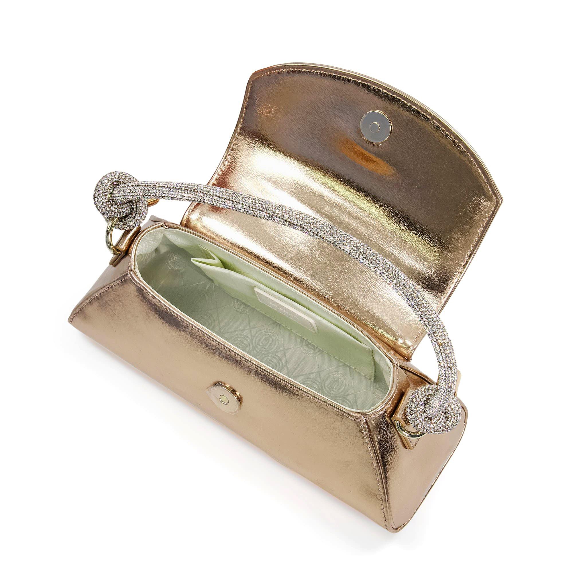 Gold398 - Dune London - Brynley Diamante-Knot Grab Bag - 4