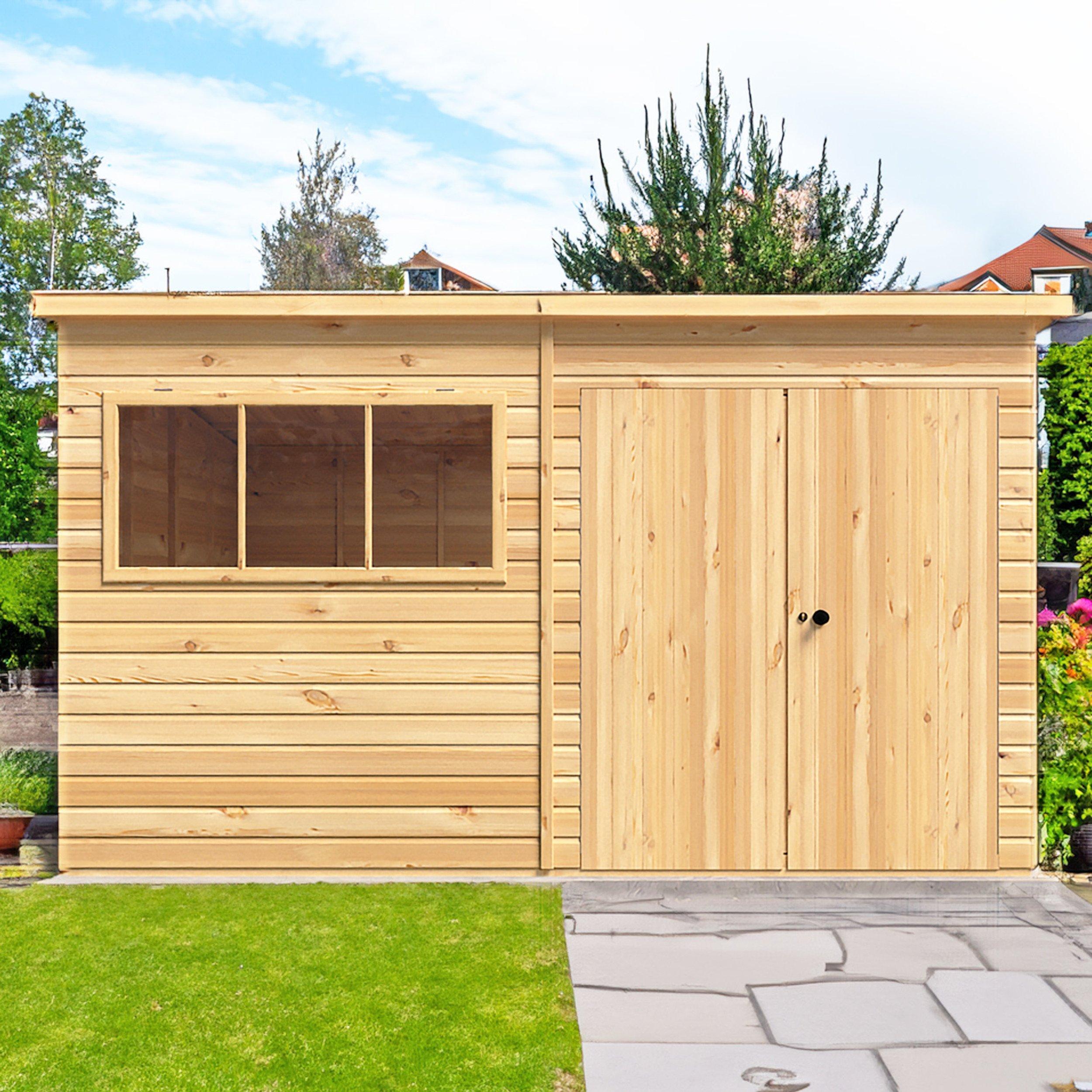 Wood - Shire - Ranger 12x10 Double Door Shed - 8