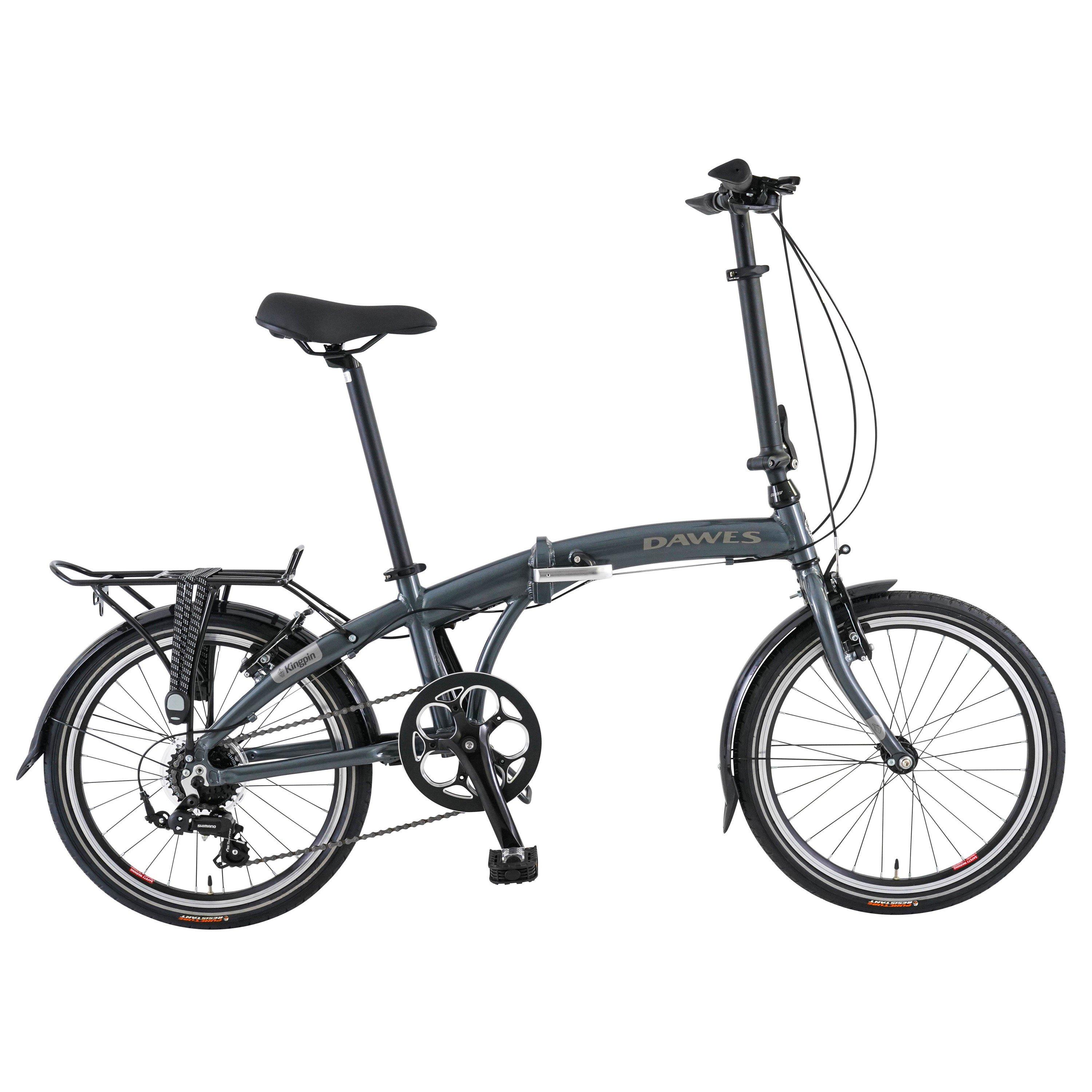 Grey - Dawes - Dawes Kingpin Grey Folding Bike - 2