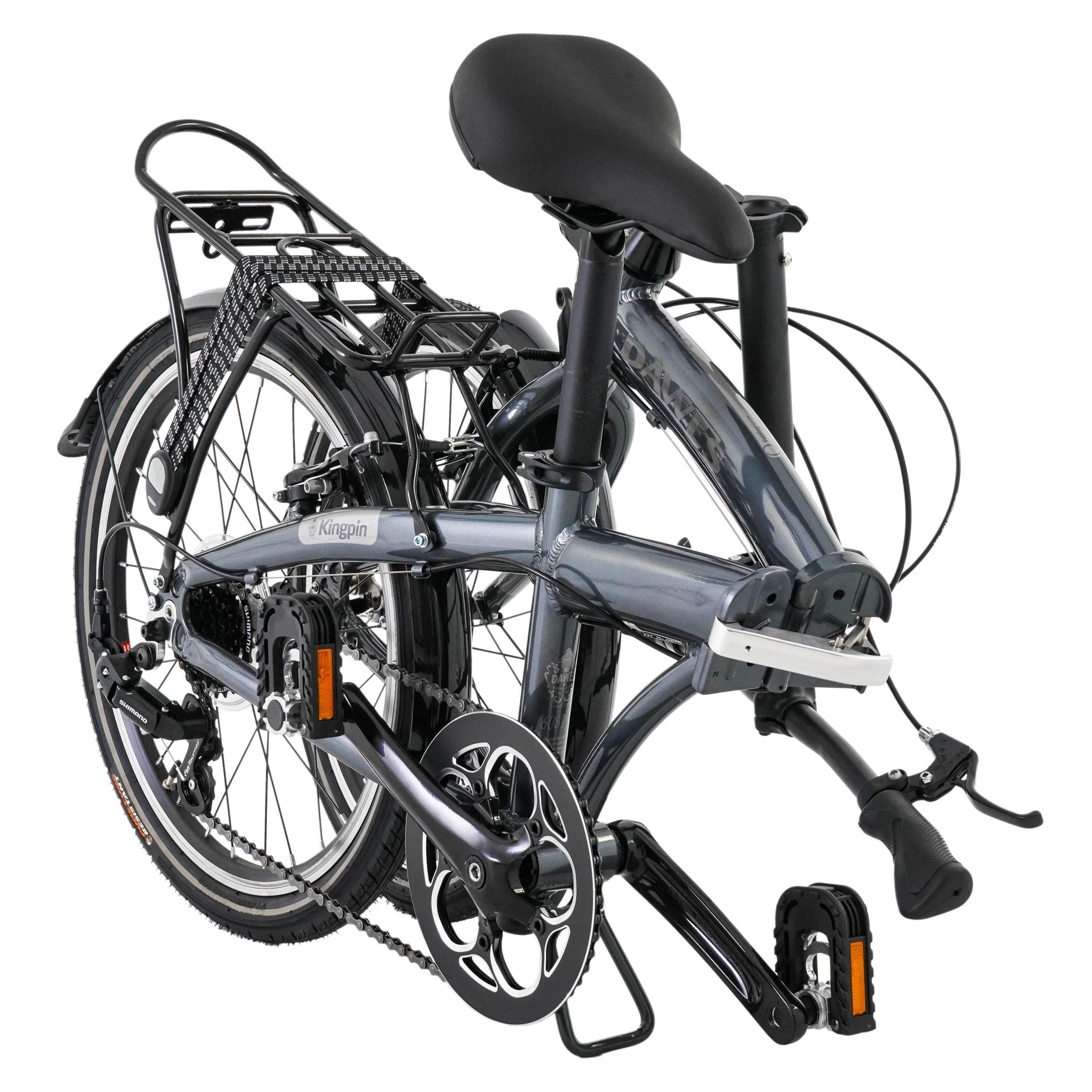 Grey - Dawes - Dawes Kingpin Grey Folding Bike - 11