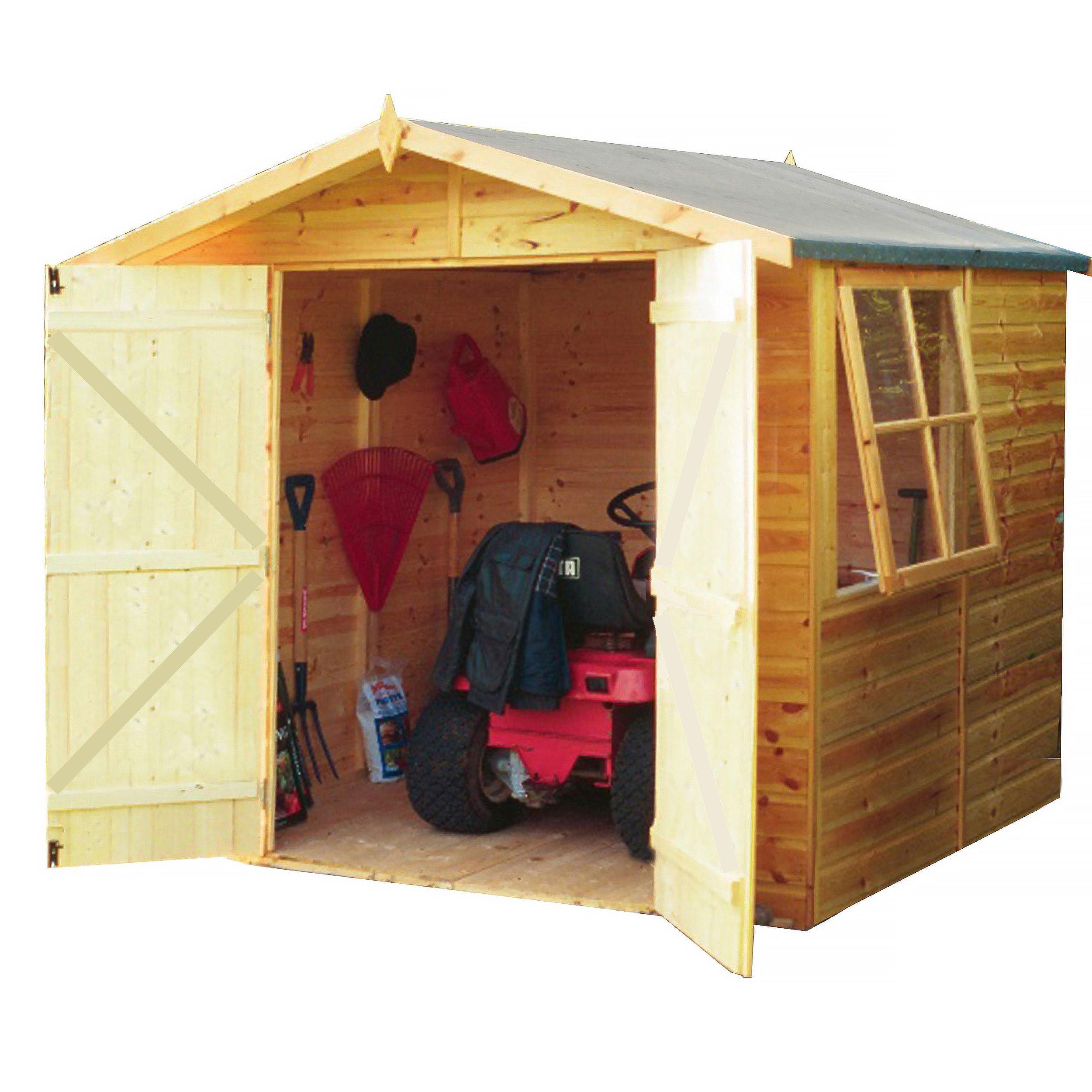 Wood - Shire - Alderney 7x7 Shed - 2