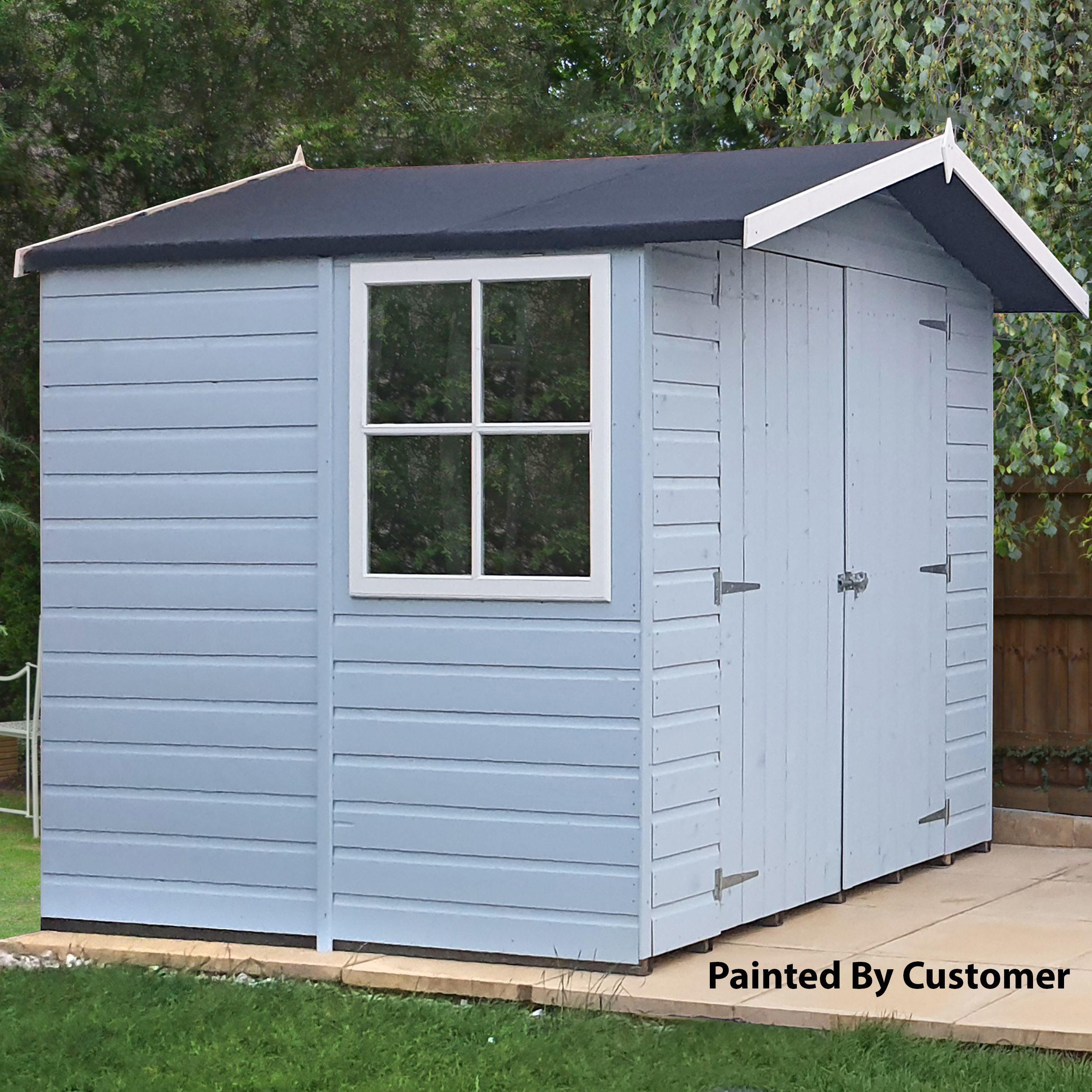 Wood - Shire - Alderney 7x7 Shed - 5