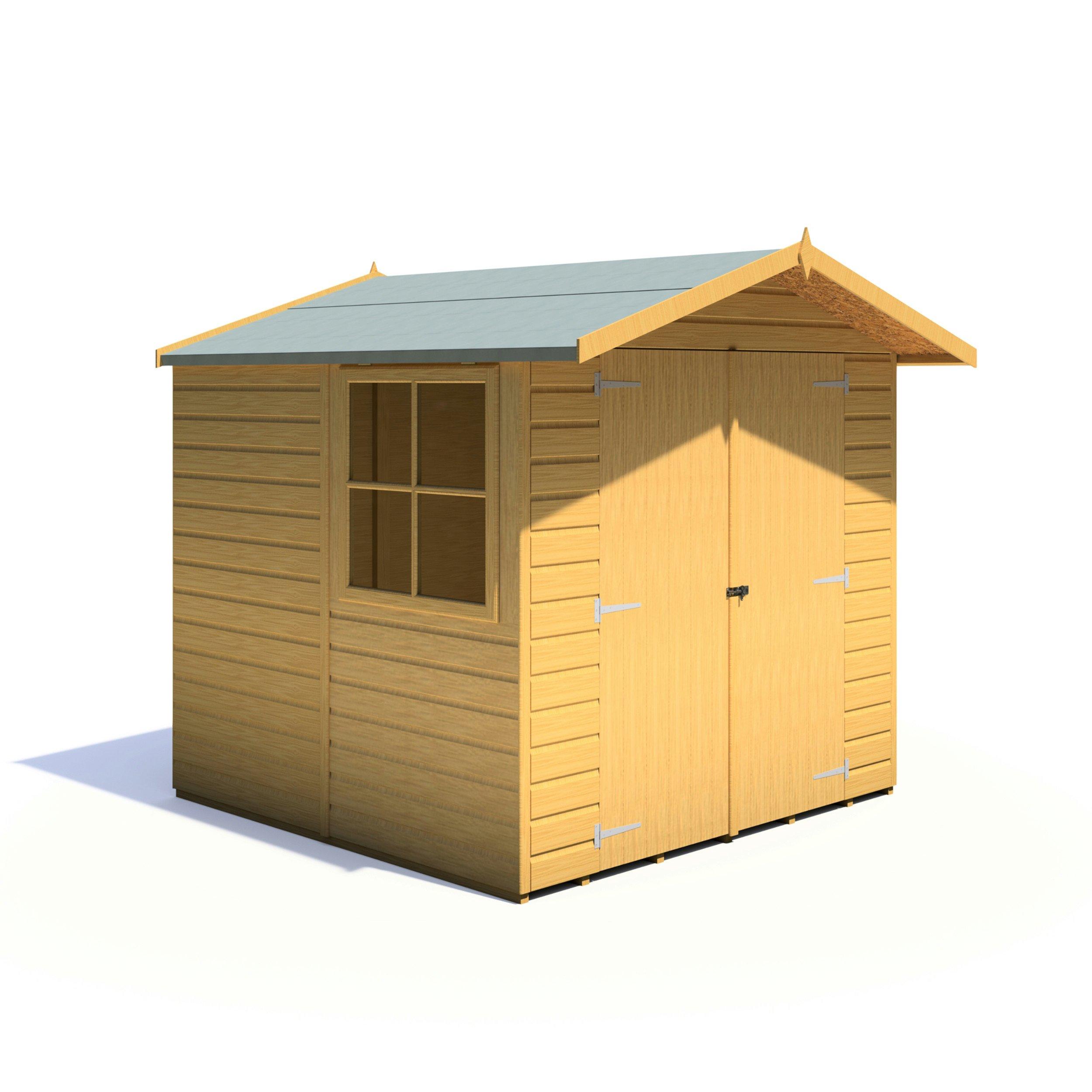 Wood - Shire - Alderney 7x7 Shed - 7