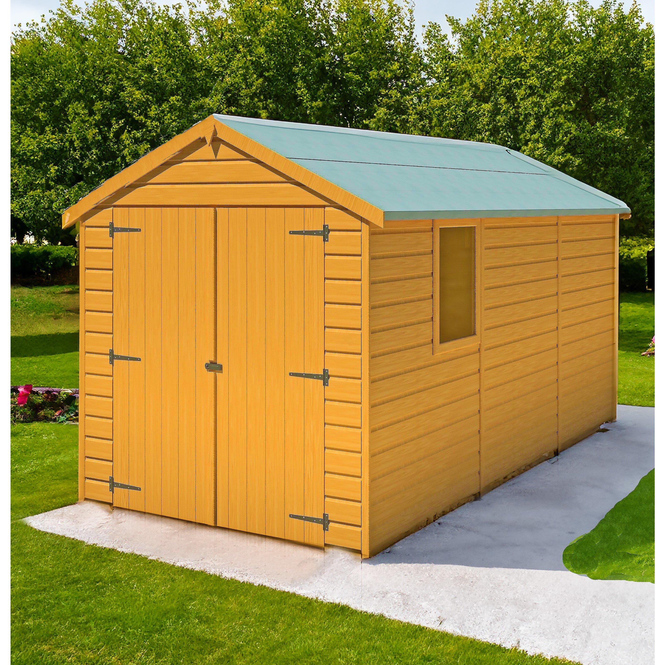 Wood - Shire - Warwick 12x6 Double Door Shed - 1